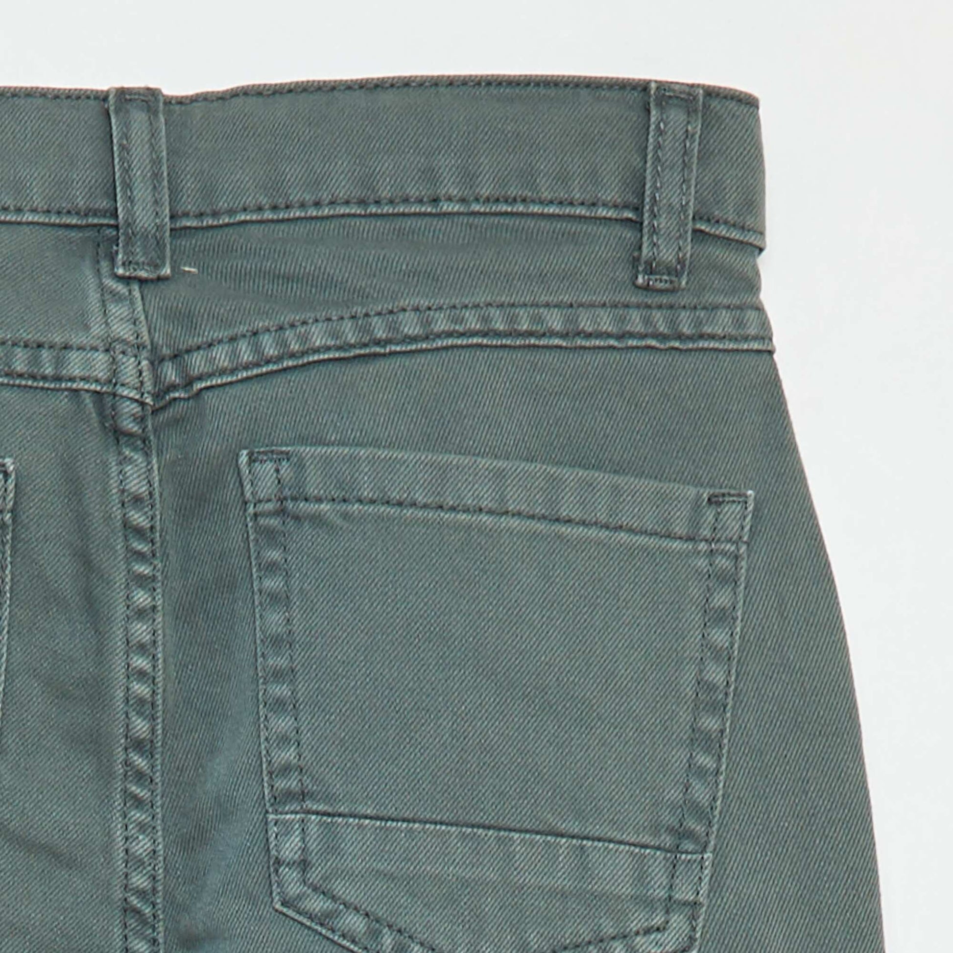 Pantalon droit - regular fit à 5 poches VERT