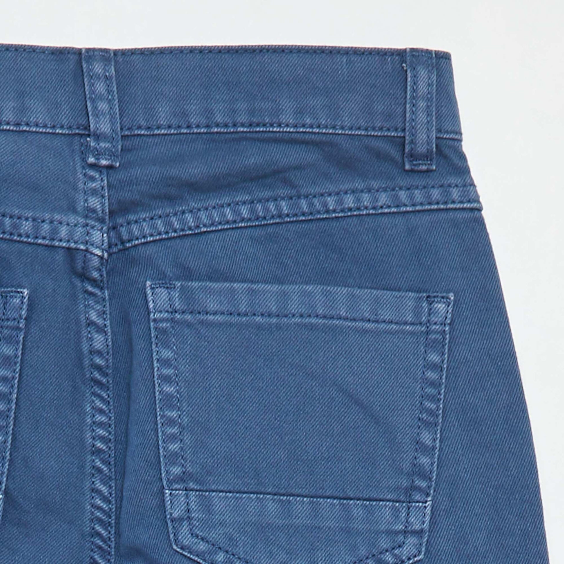 Pantalon droit - regular fit à 5 poches BLEU