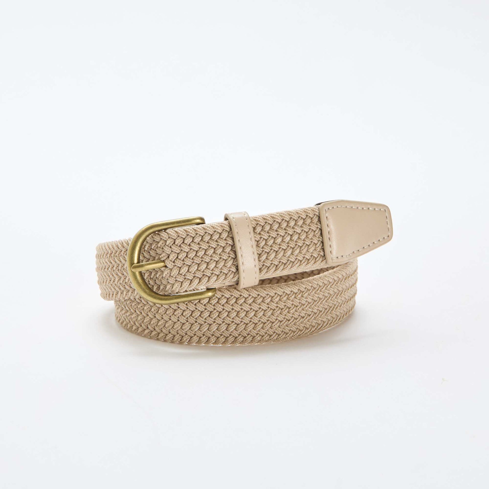 Ceinture tressée BEIGE