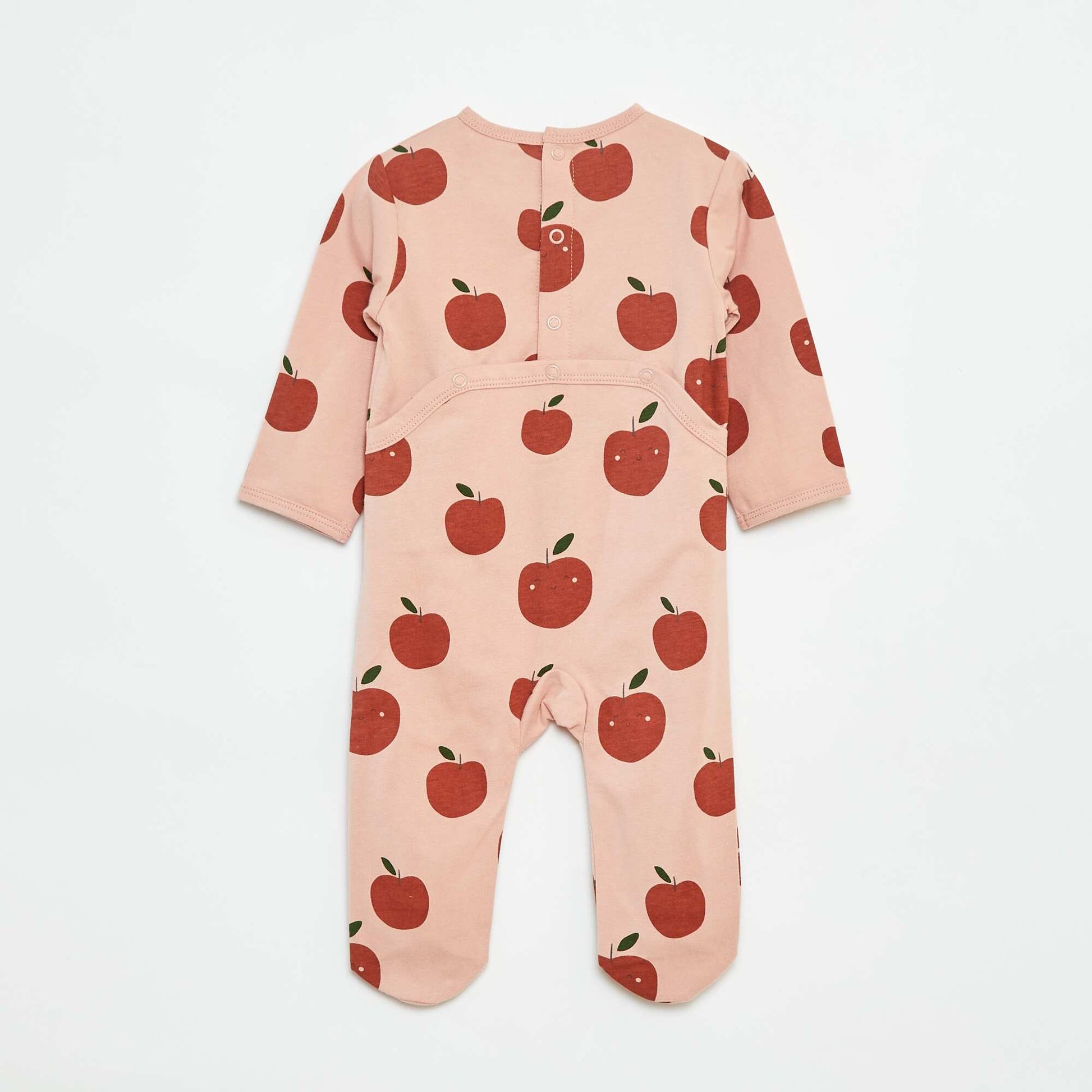 Dors bien 'Renard' avec ouverture pressionnée au dos ROSE