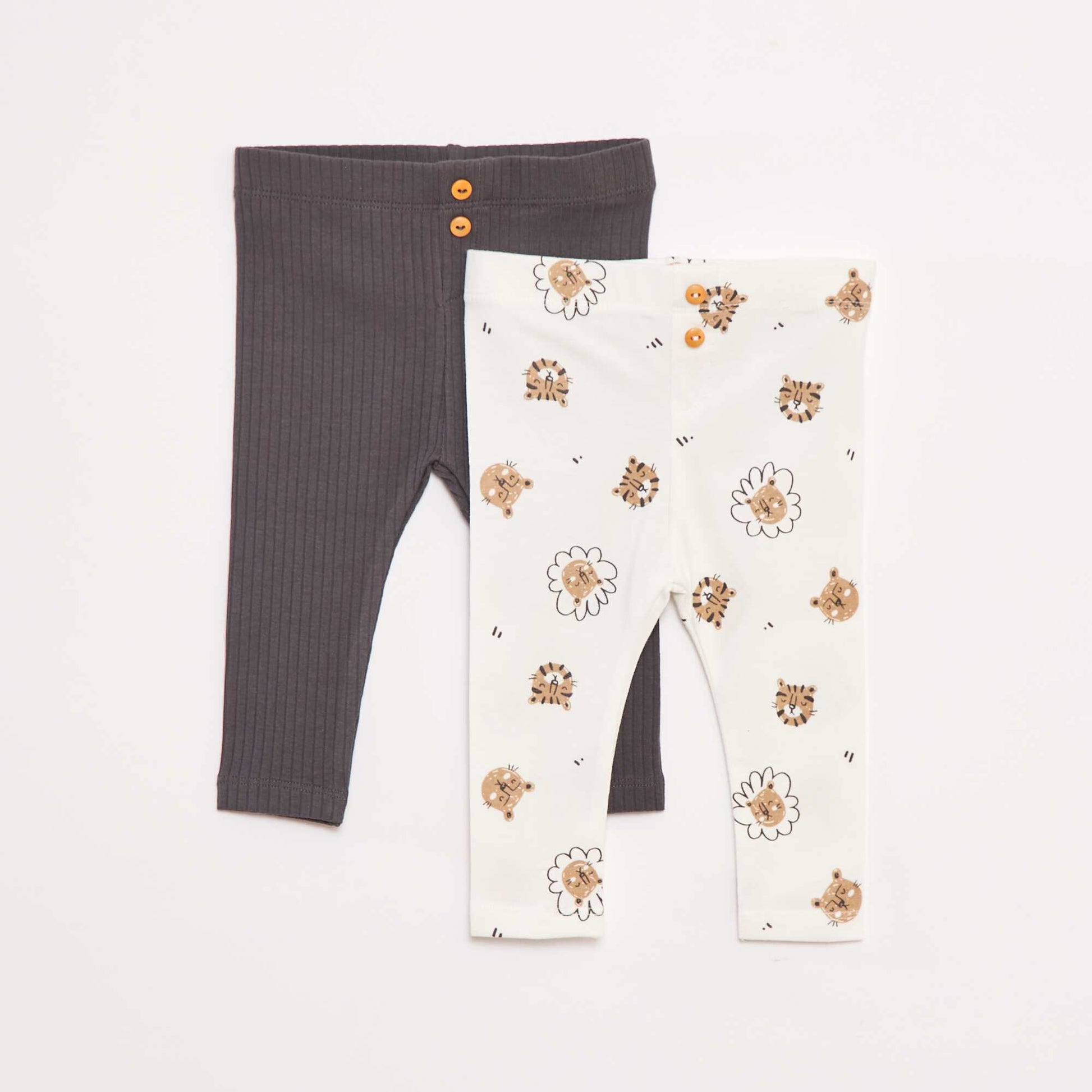 Lot de leggings longs BLANC