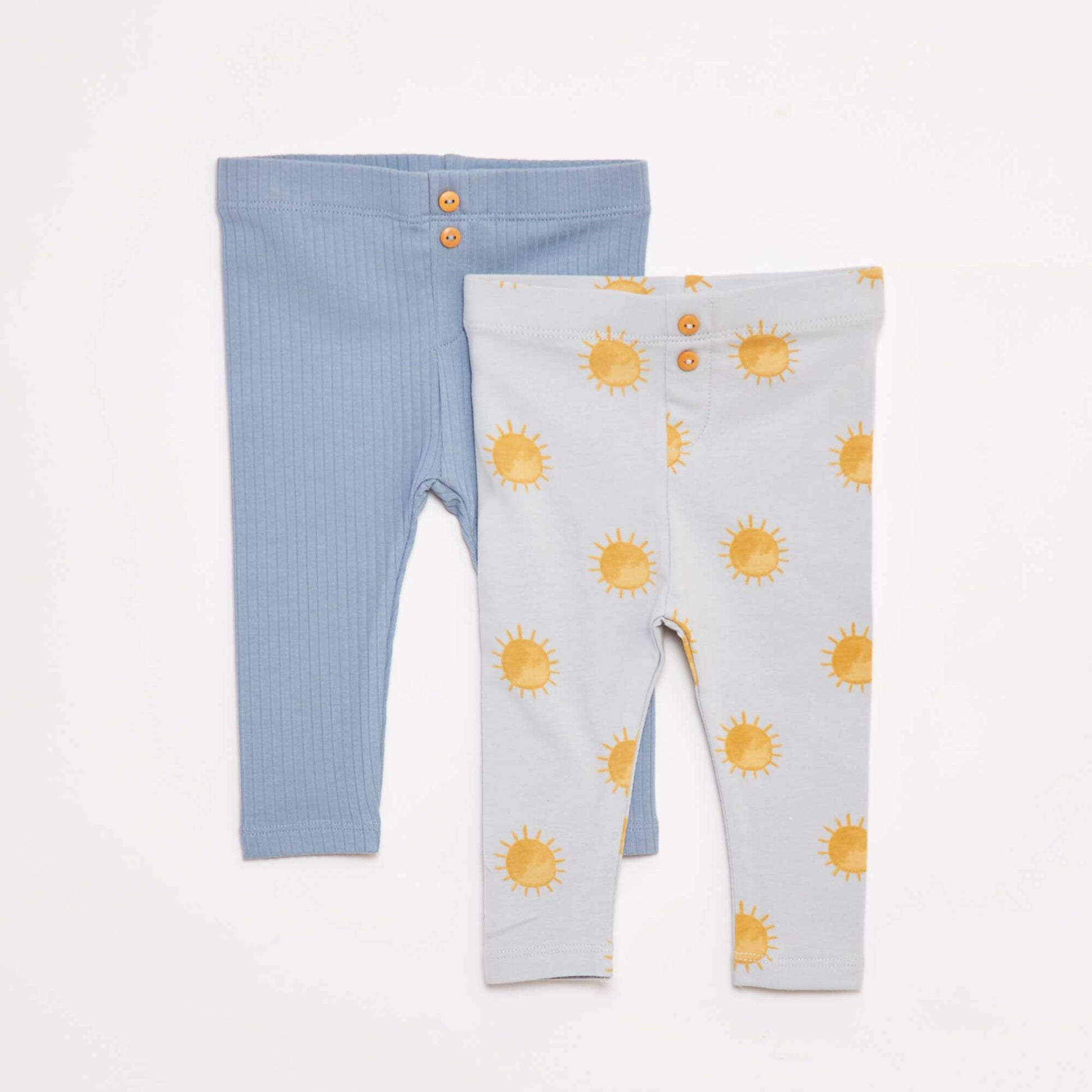 Lot de leggings longs BLEU