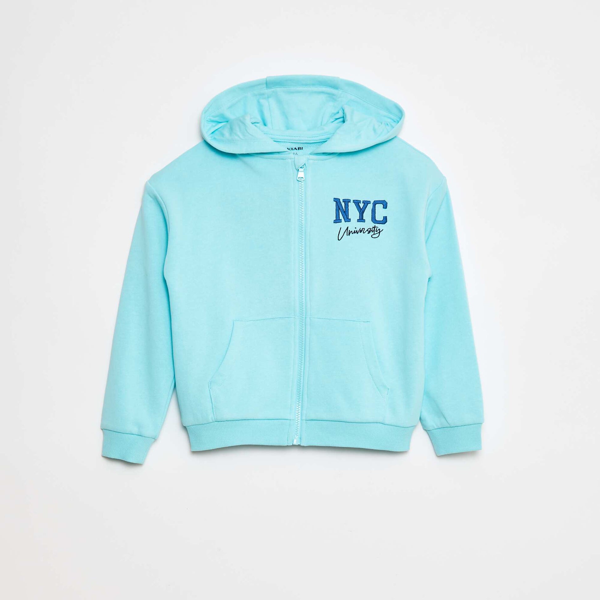 Sweat à capuche imprimé 'skate' BLEU