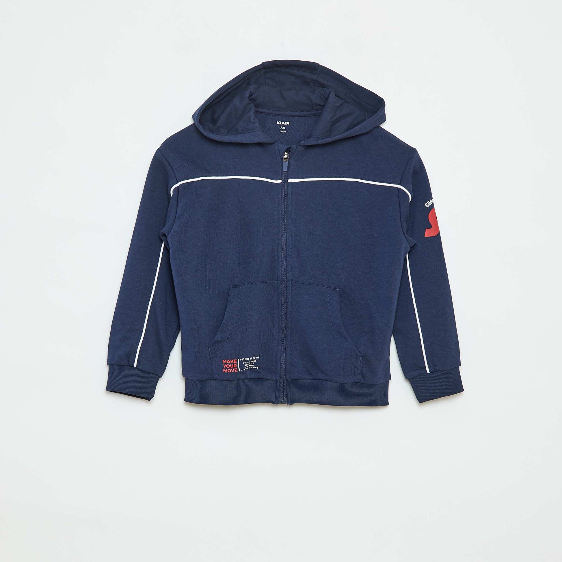 Sweat à capuche loose BLEU