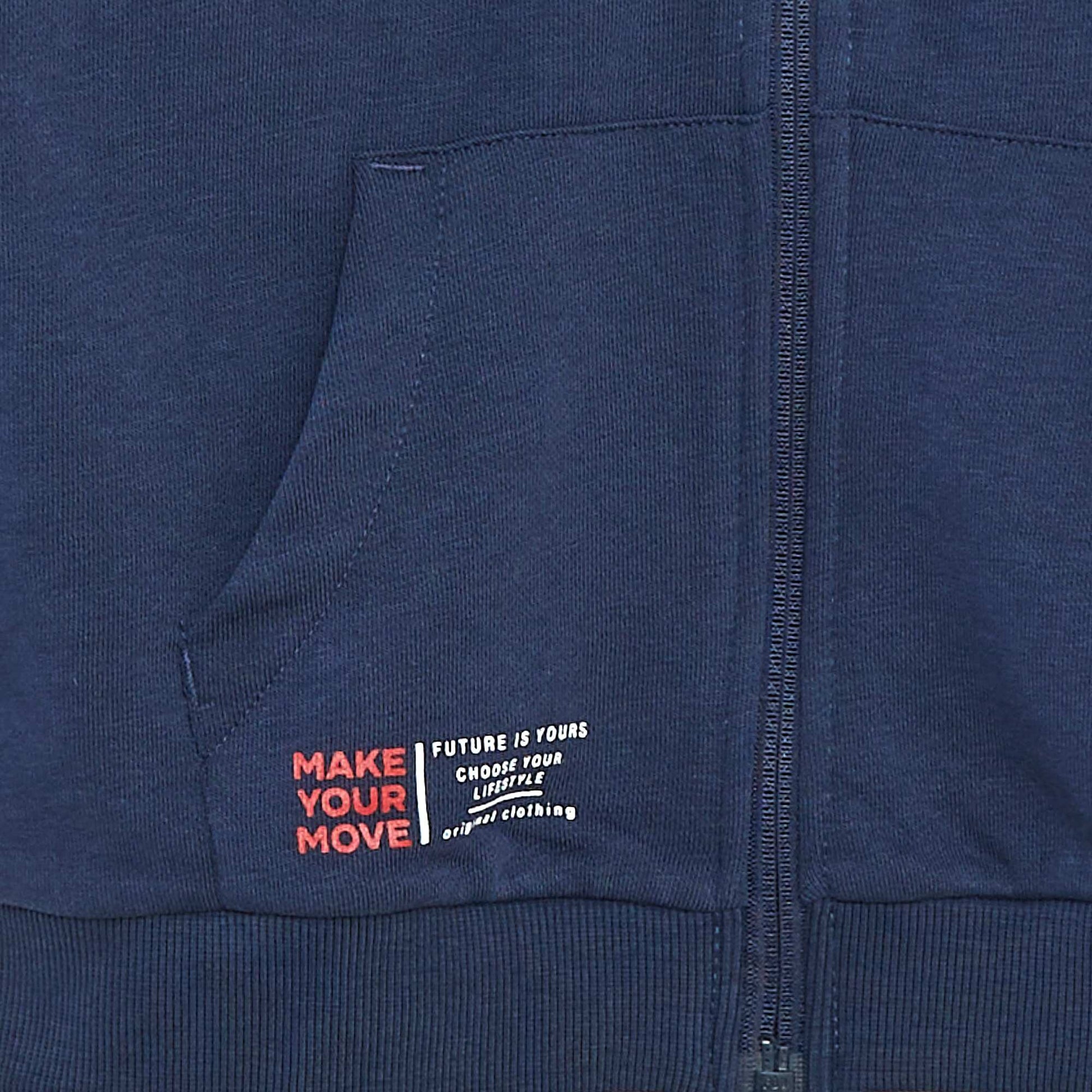 Sweat à capuche loose BLEU