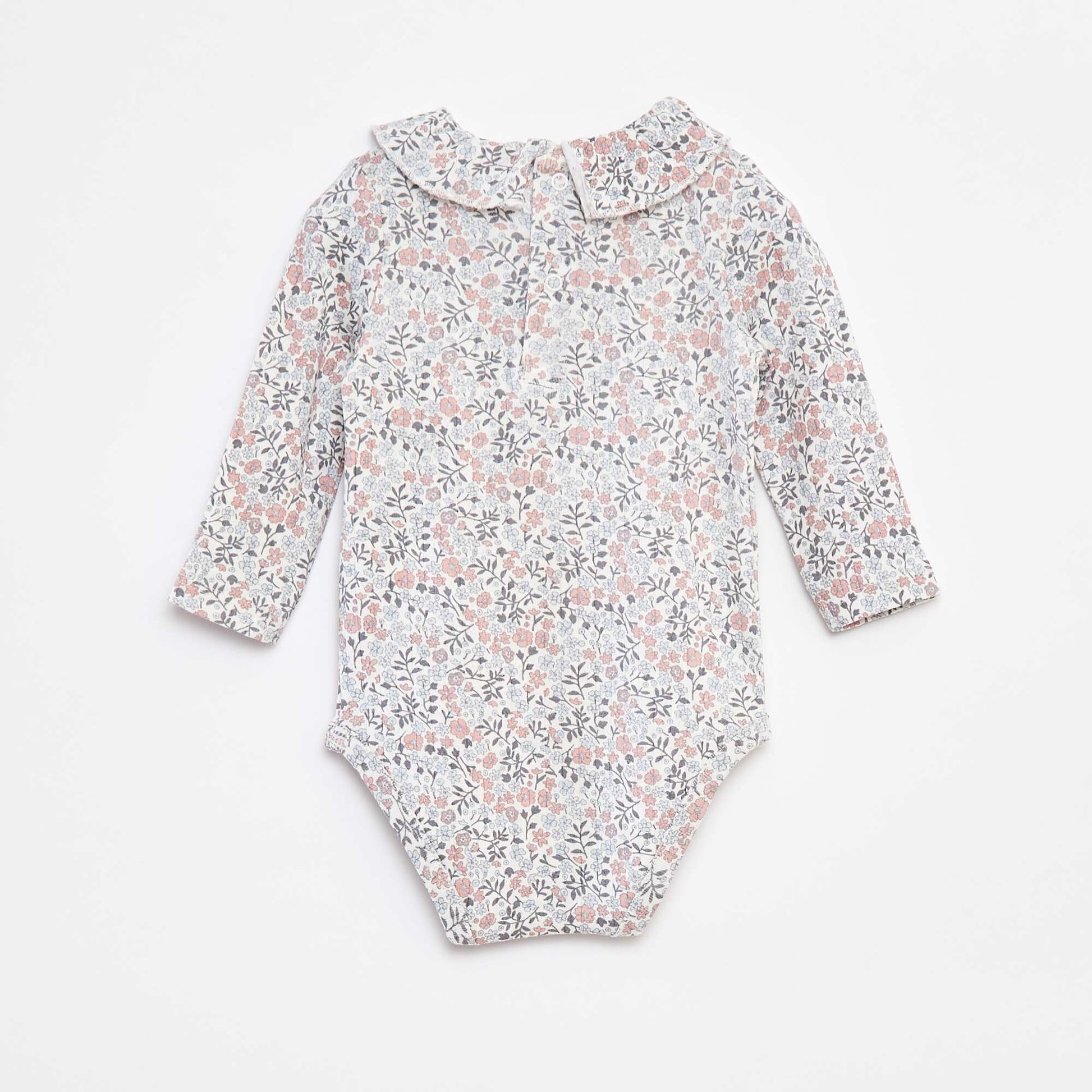 Body manches longues avec collerette BLANC