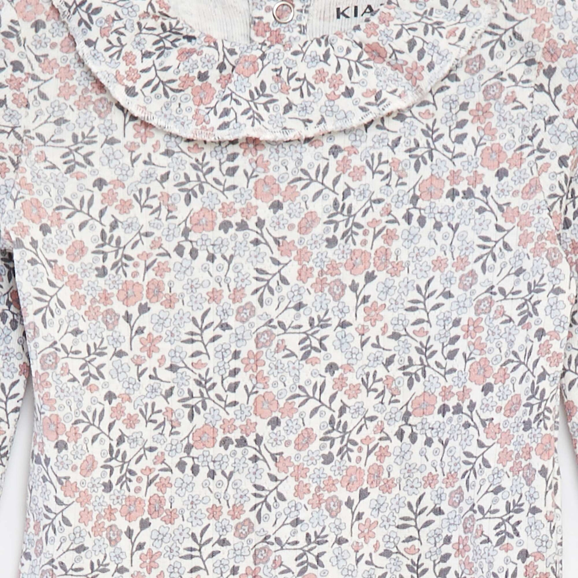 Body manches longues avec collerette BLANC