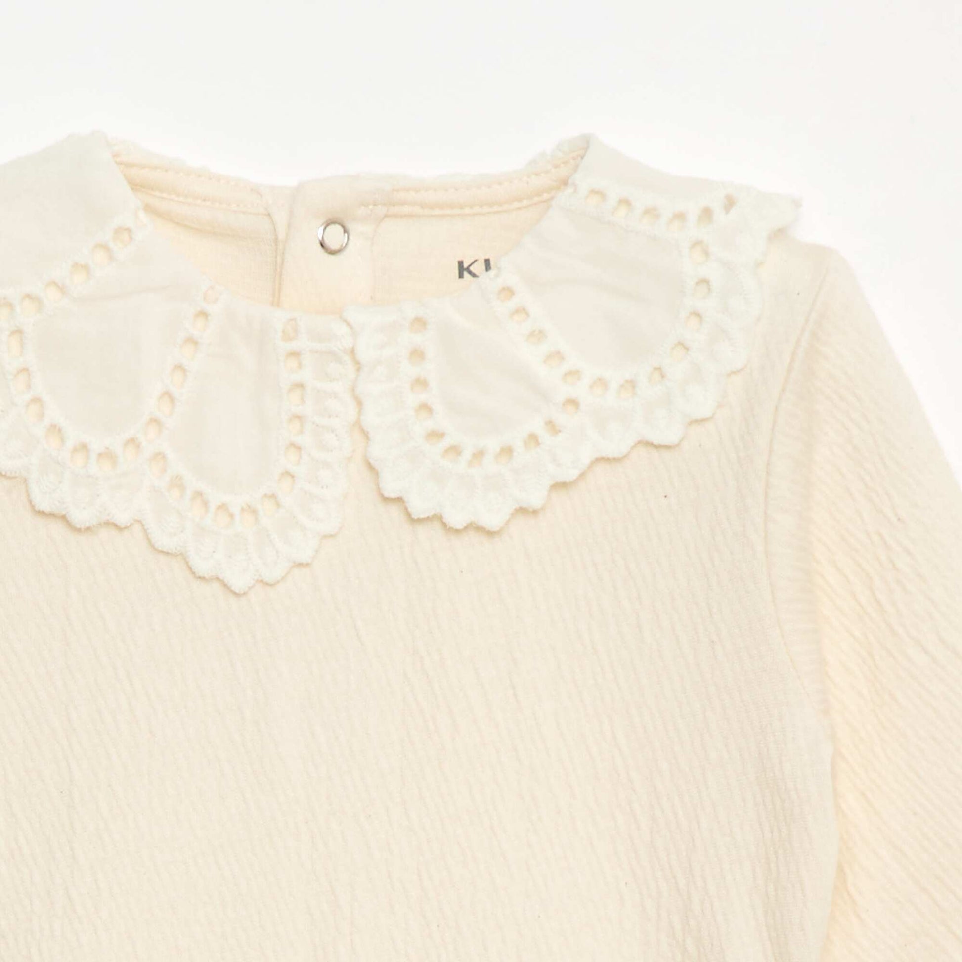 Body en coton imprimé BLANC