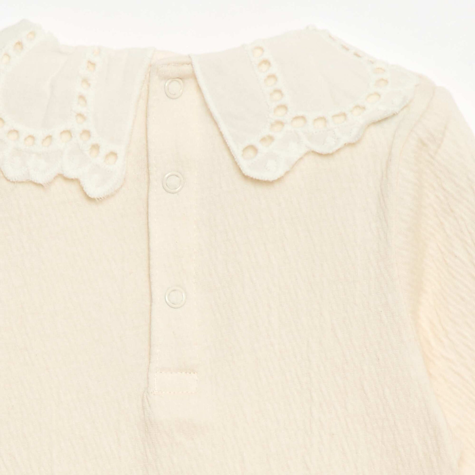 Body en coton imprimé BLANC