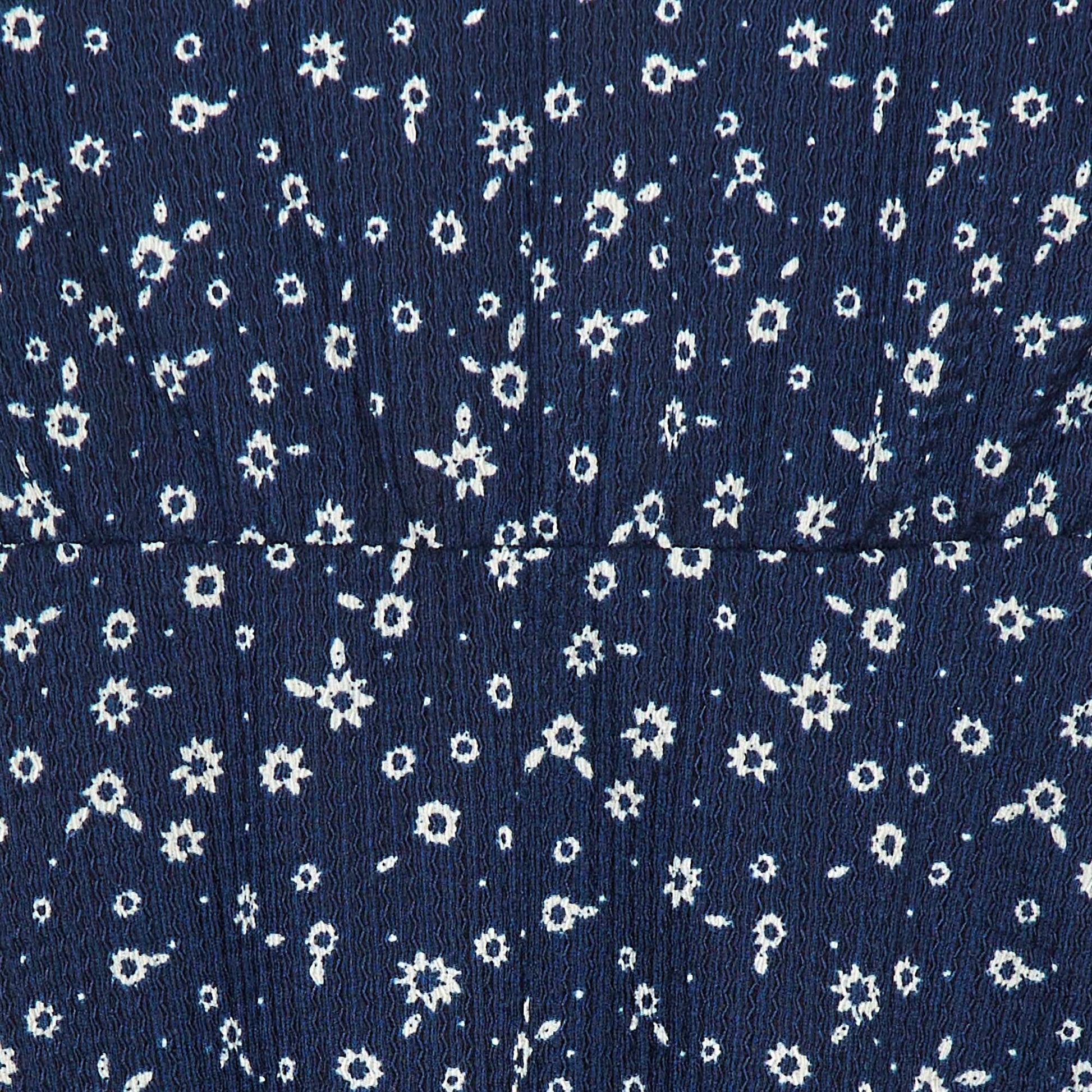 Robe à manches courtes avec imprimé BLEU