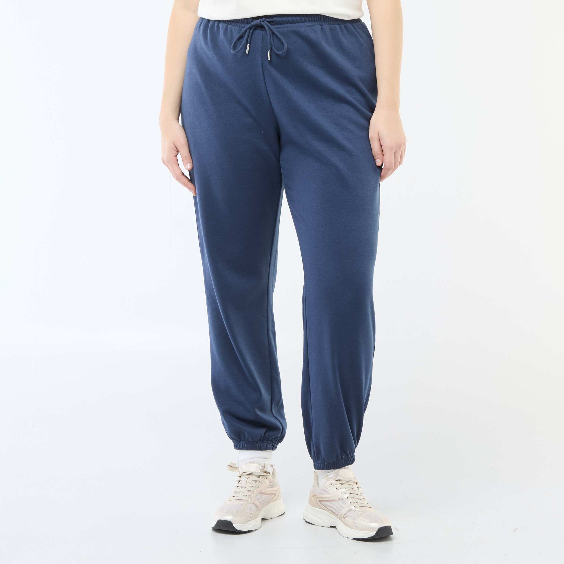 Jogging de sport en french terry BLEU