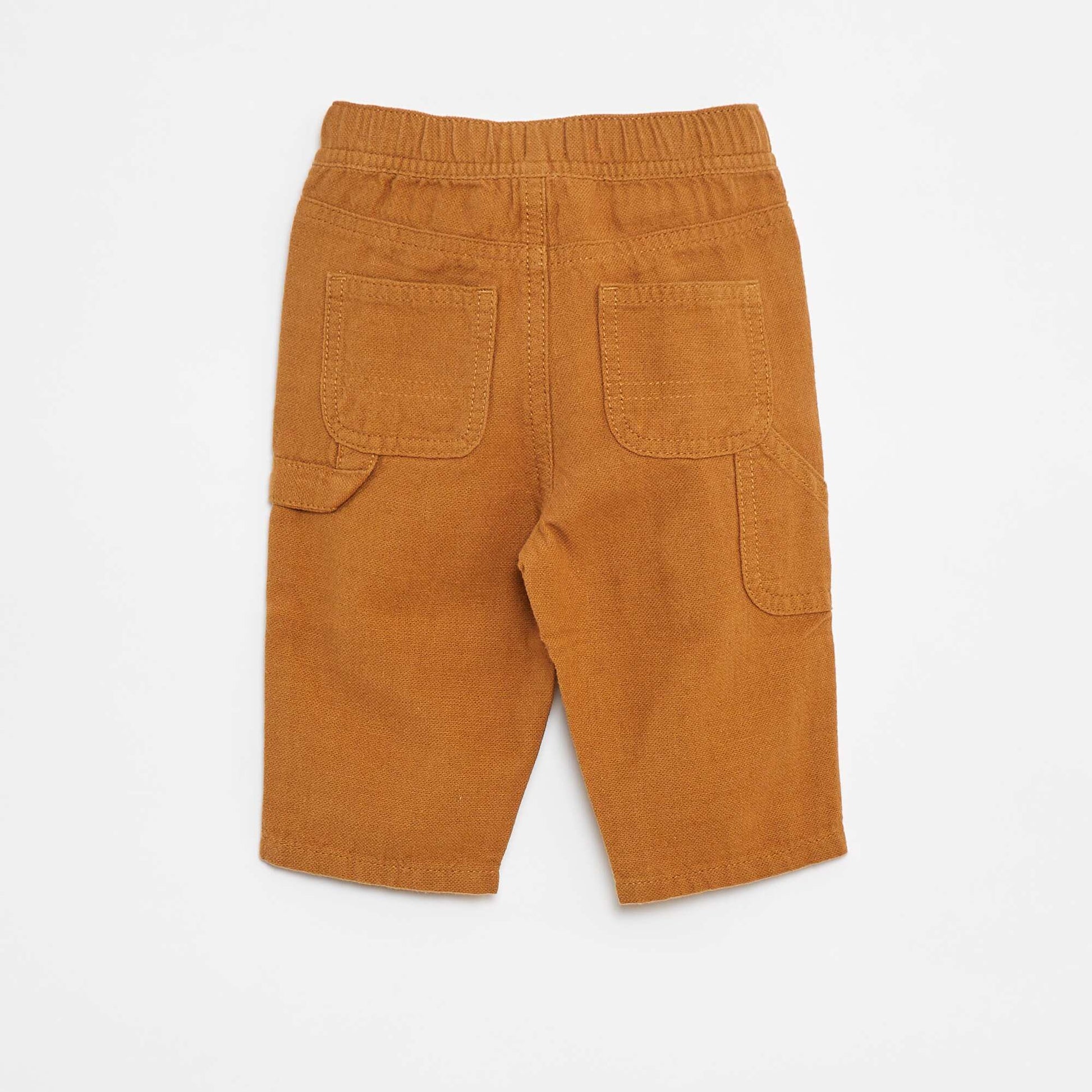 Pantalon en lin mélangé BEIGE