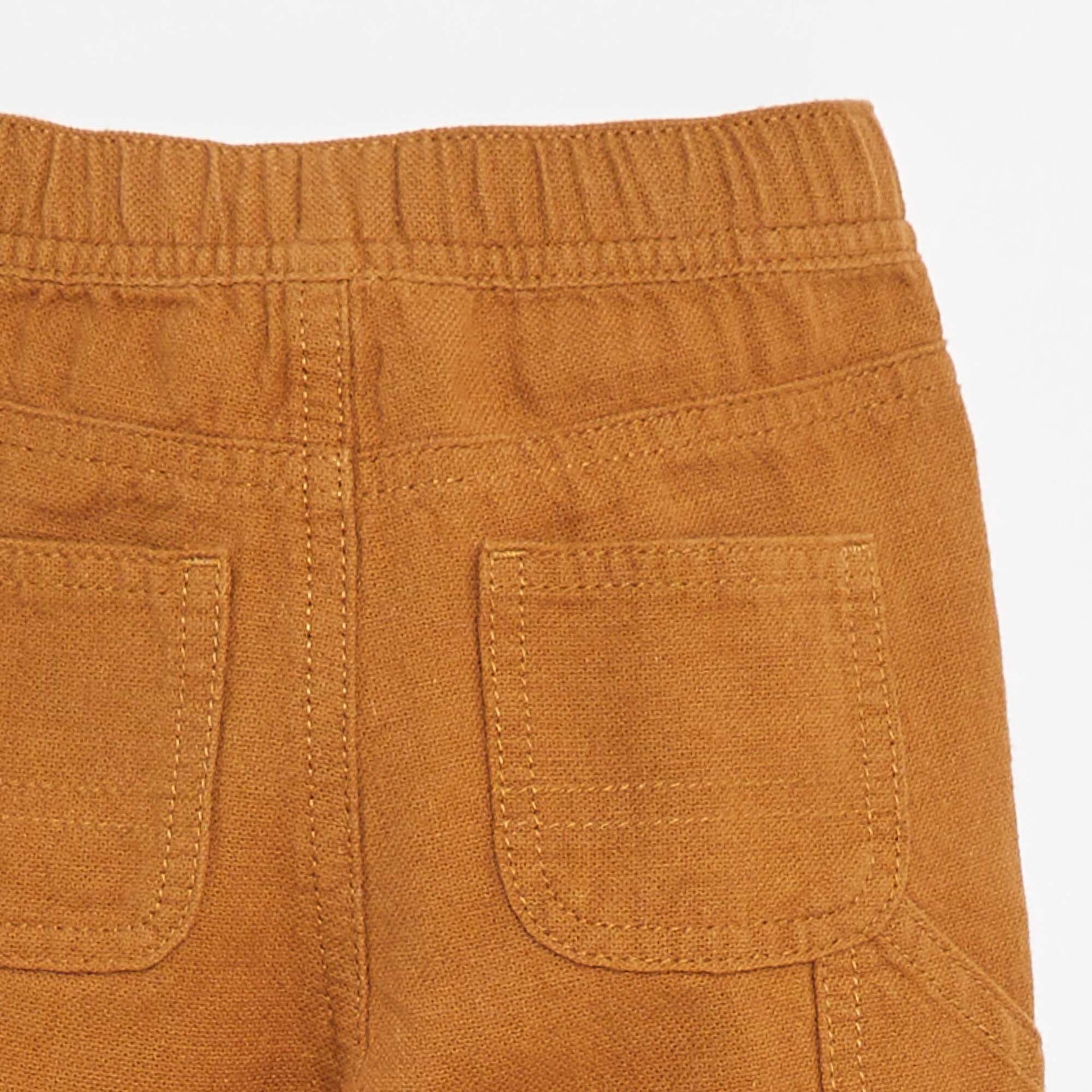 Pantalon en lin mélangé BEIGE