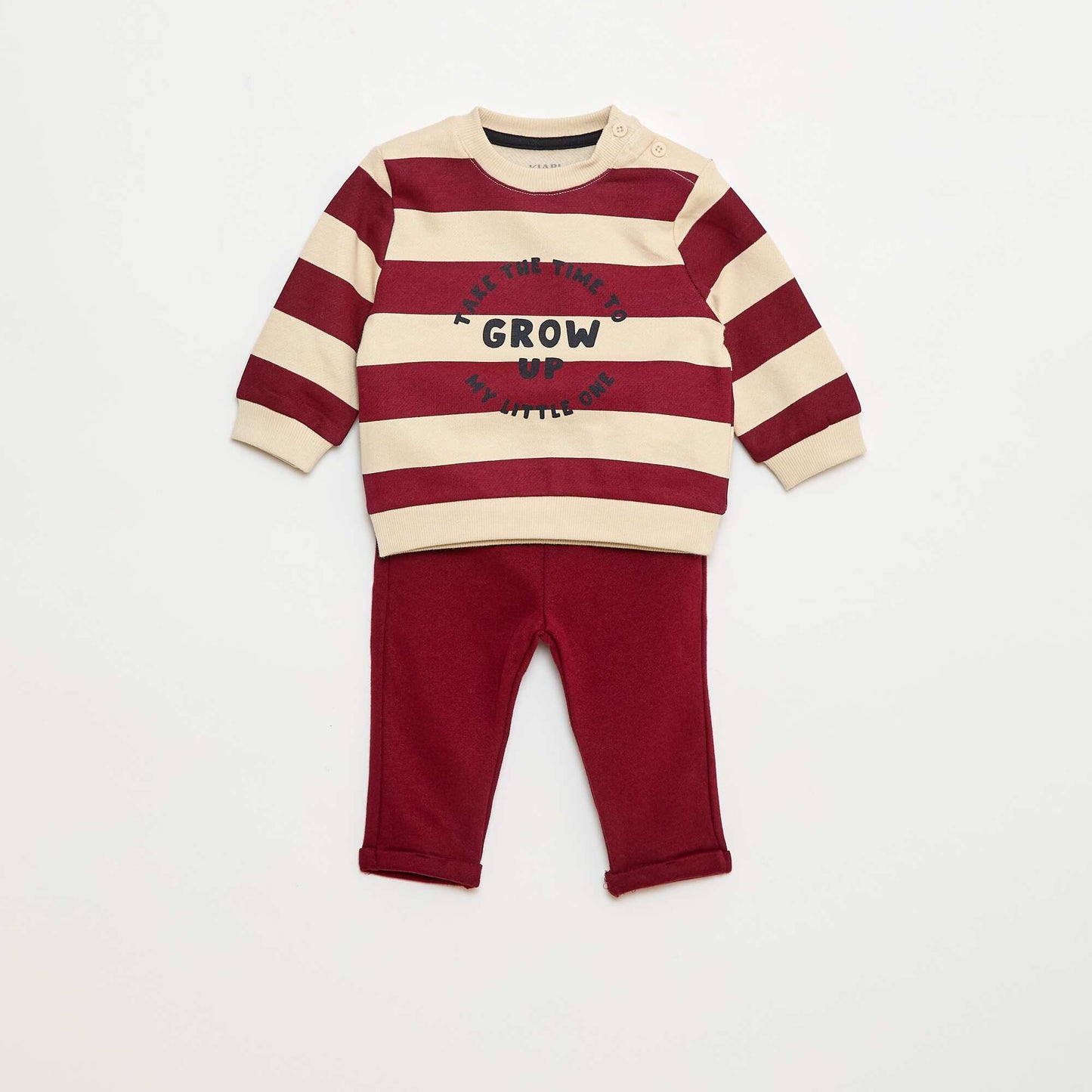 Ensemble 2 pièces sweat + pantalon ROUGE