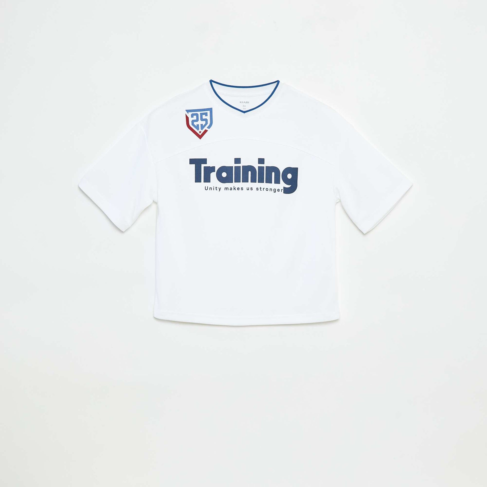 Tee-shirt type sport américain BLANC