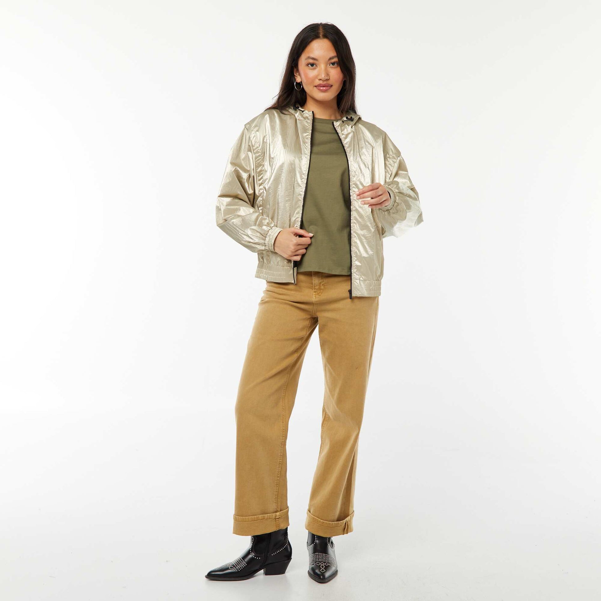Blouson coupe-vent métallisé DORé