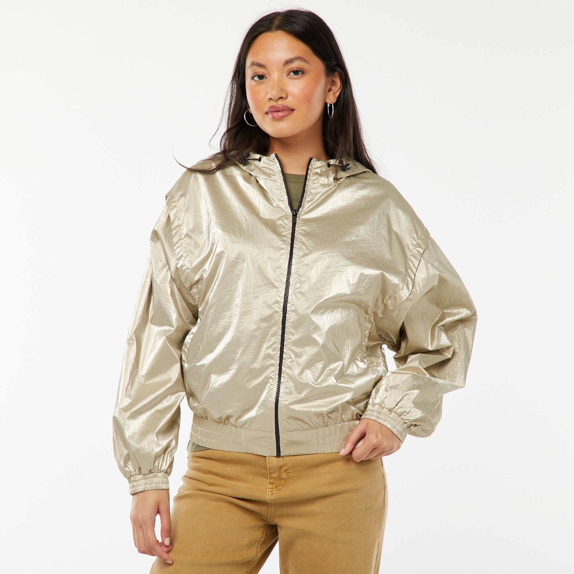 Blouson coupe-vent métallisé DORé