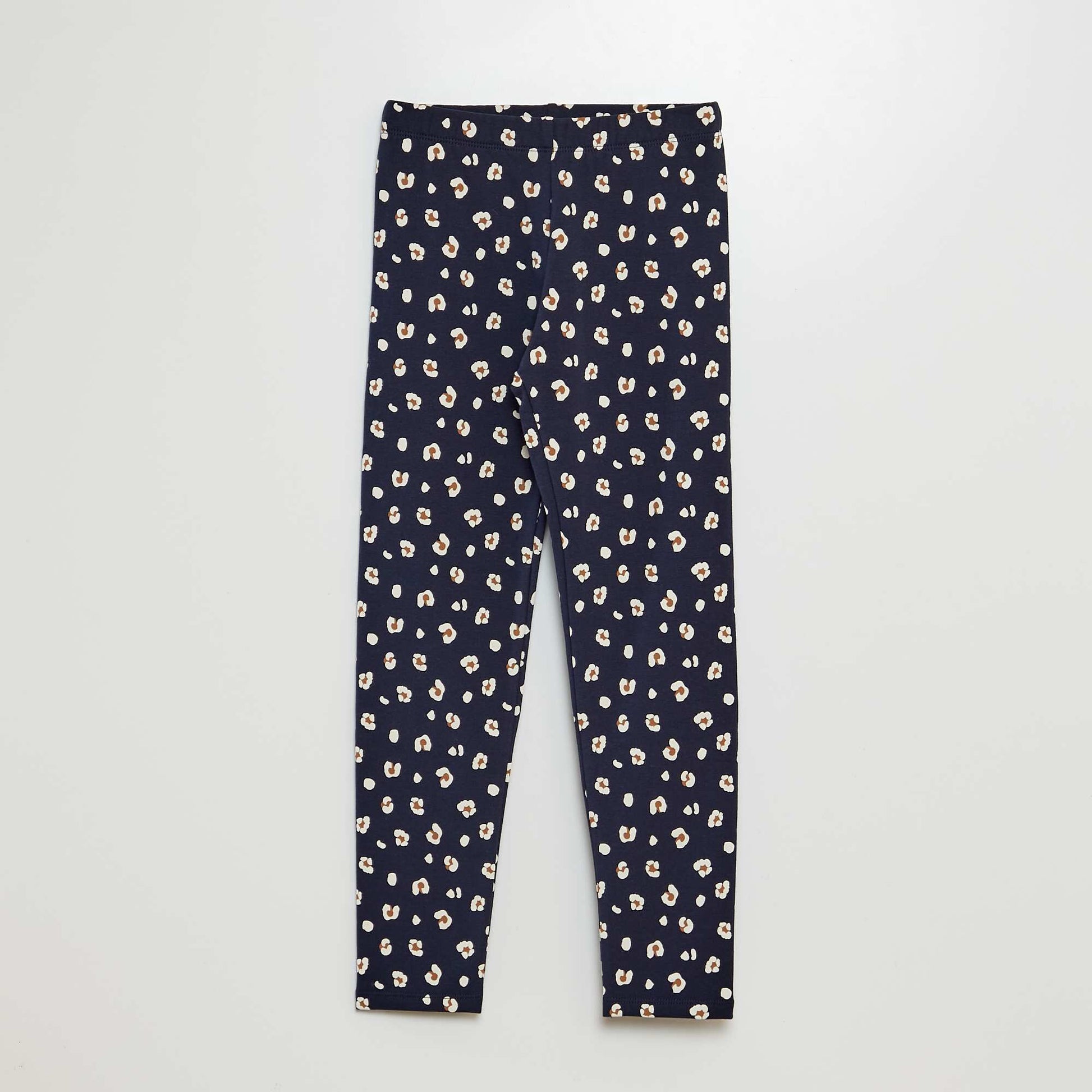 Legging chaud imprimé BLEU