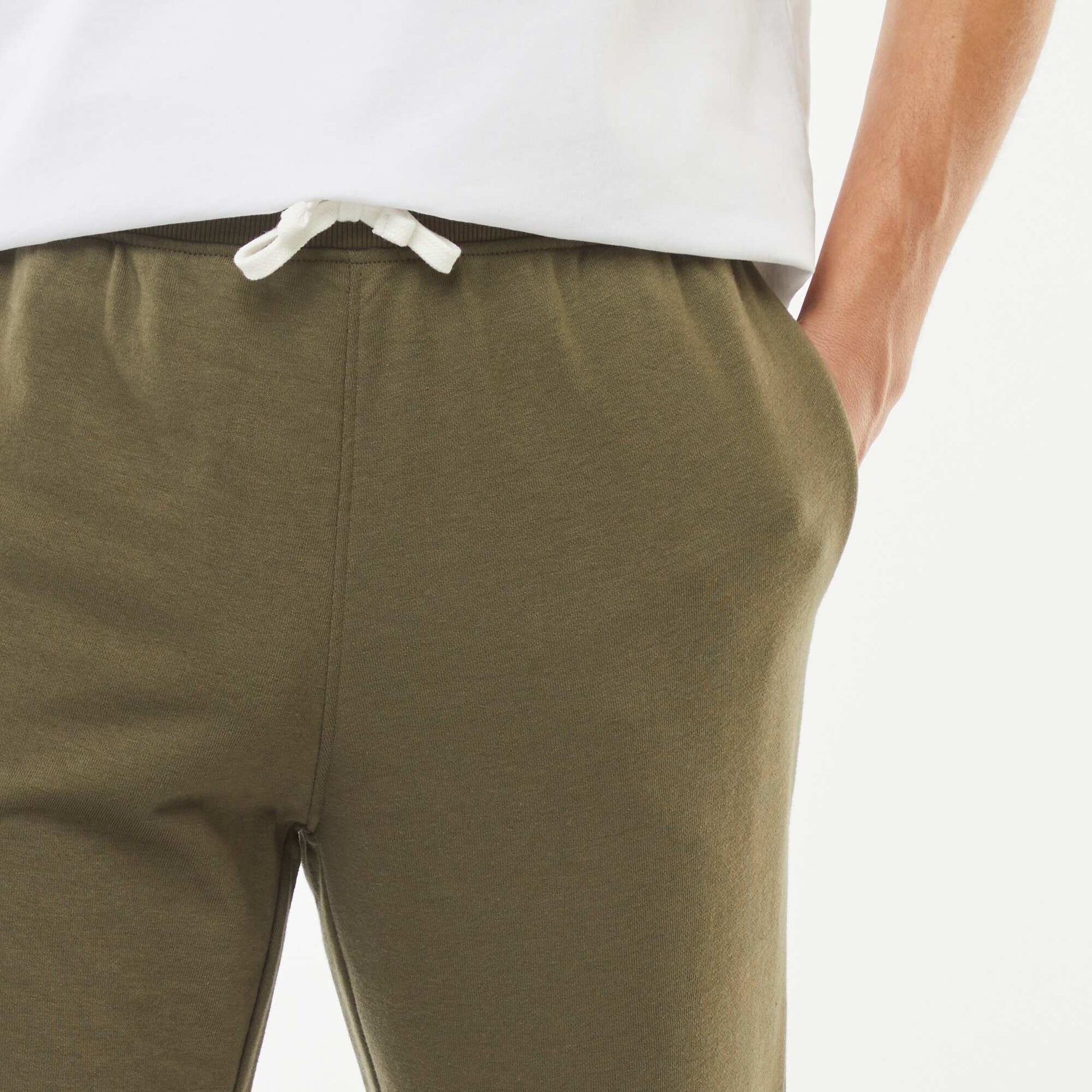 Pantalon jogging léger uni KAKI