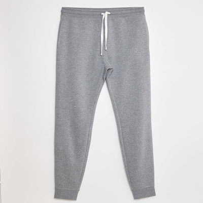 Jogging basique en molleton - L36 GRIS