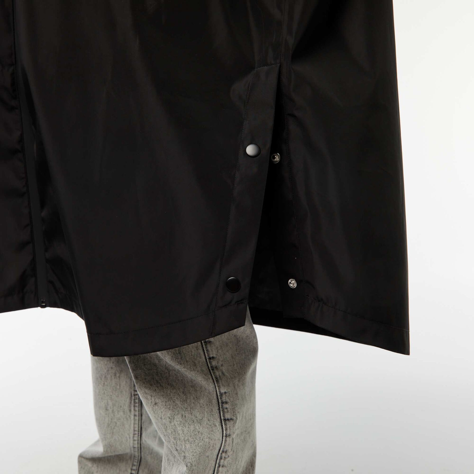 Cape de pluie imperméable à capuche NOIR