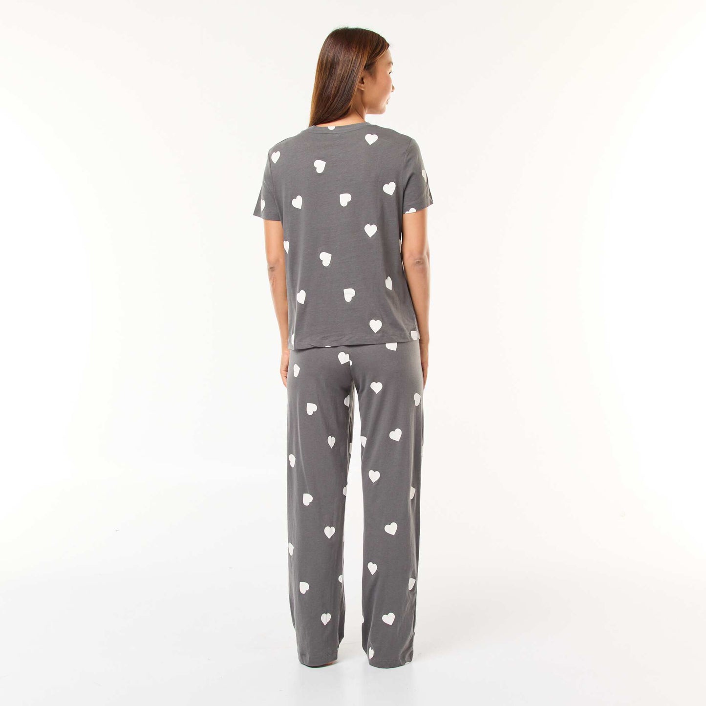 Ensemble pyjama t-shirt + pantalon - 2 pièces GRIS