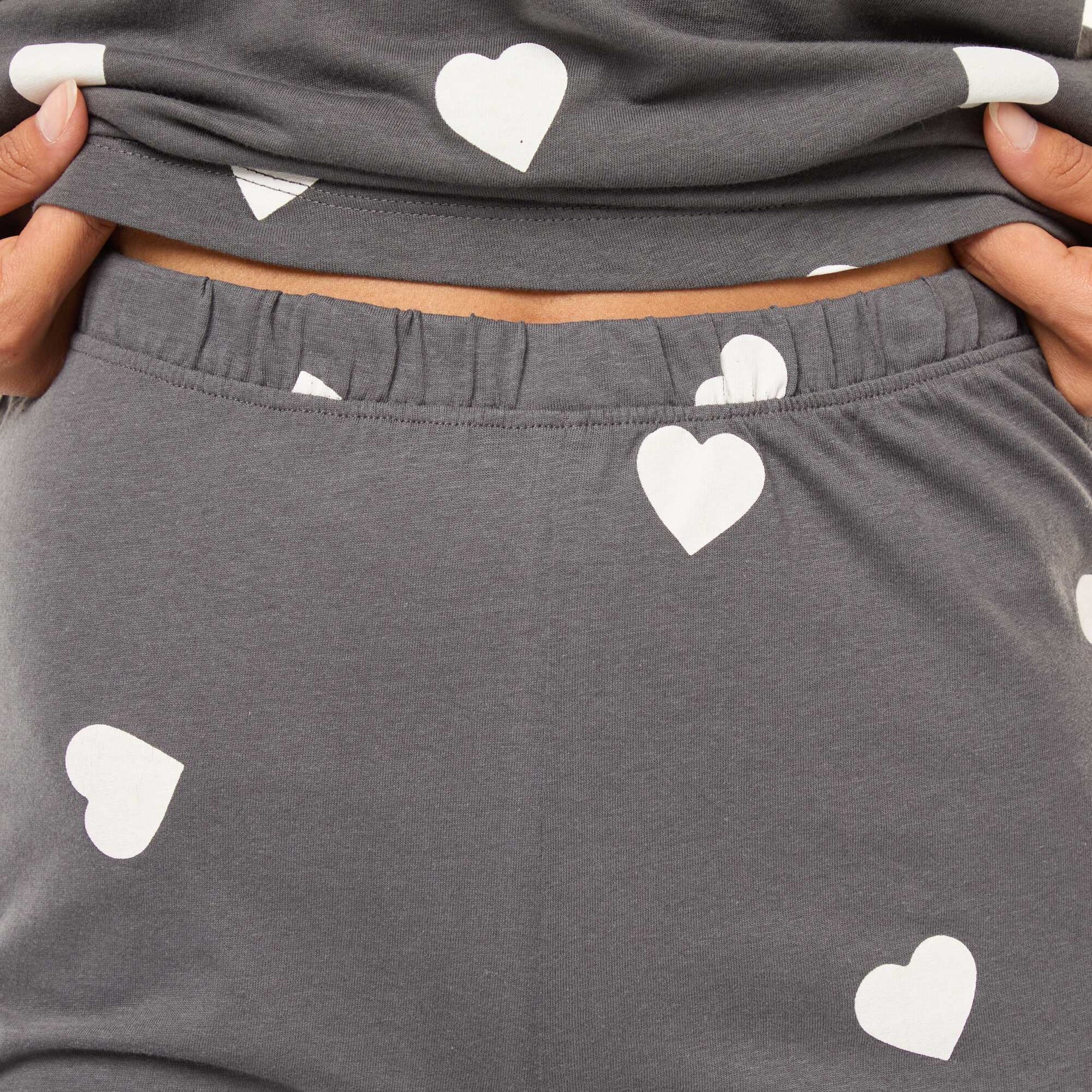 Ensemble pyjama t-shirt + pantalon - 2 pièces GRIS
