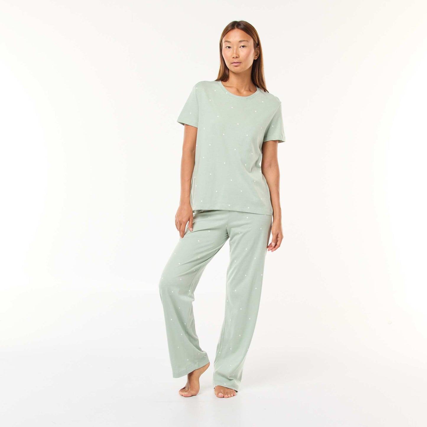 Ensemble pyjama t-shirt + pantalon - 2 pièces VERT