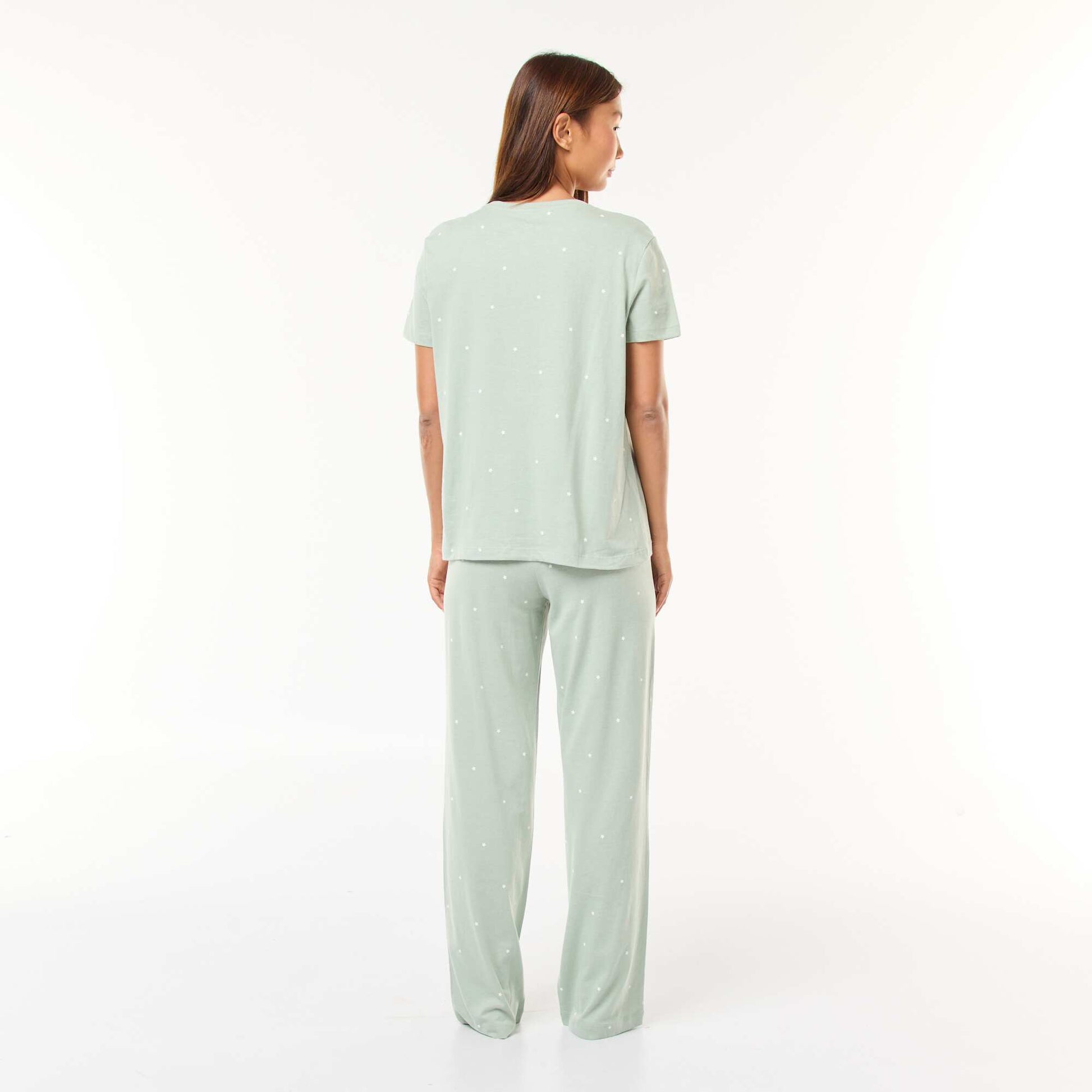 Ensemble pyjama t-shirt + pantalon - 2 pièces VERT