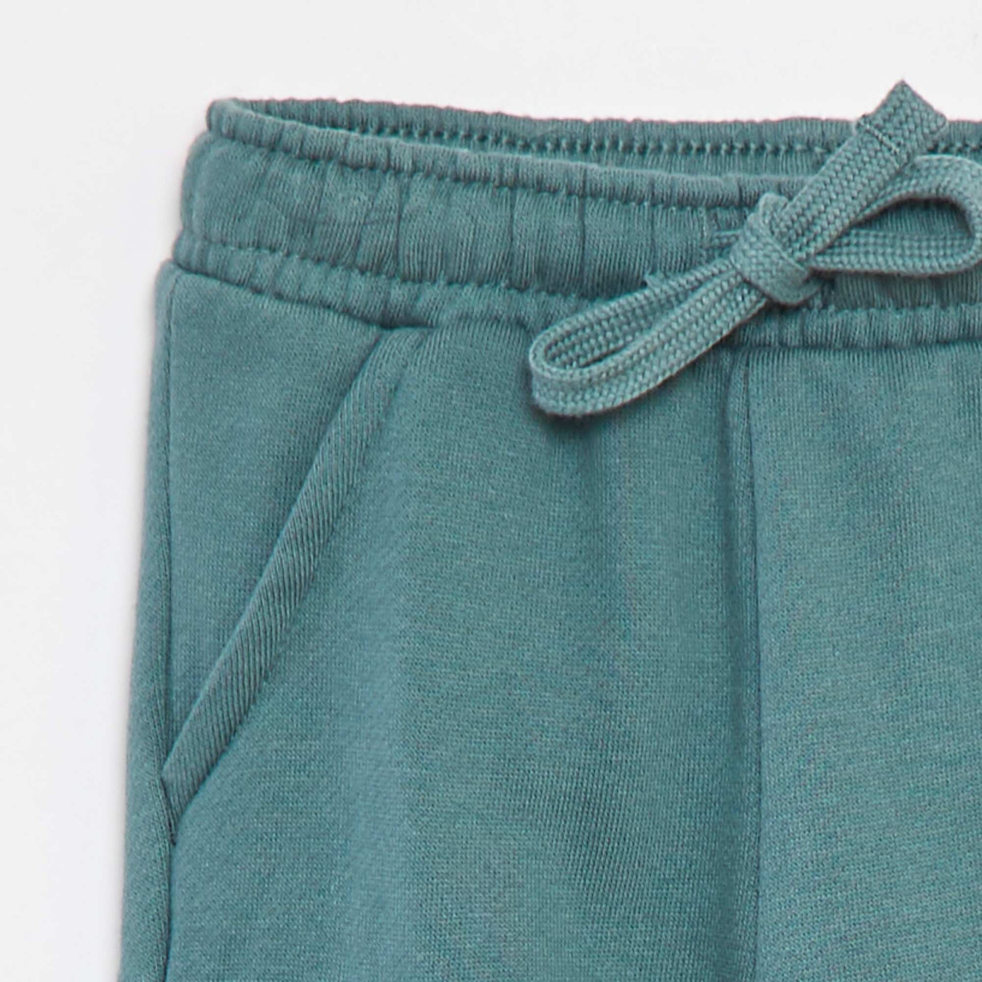 Pantalon jogging uni avec grandes poches VERT
