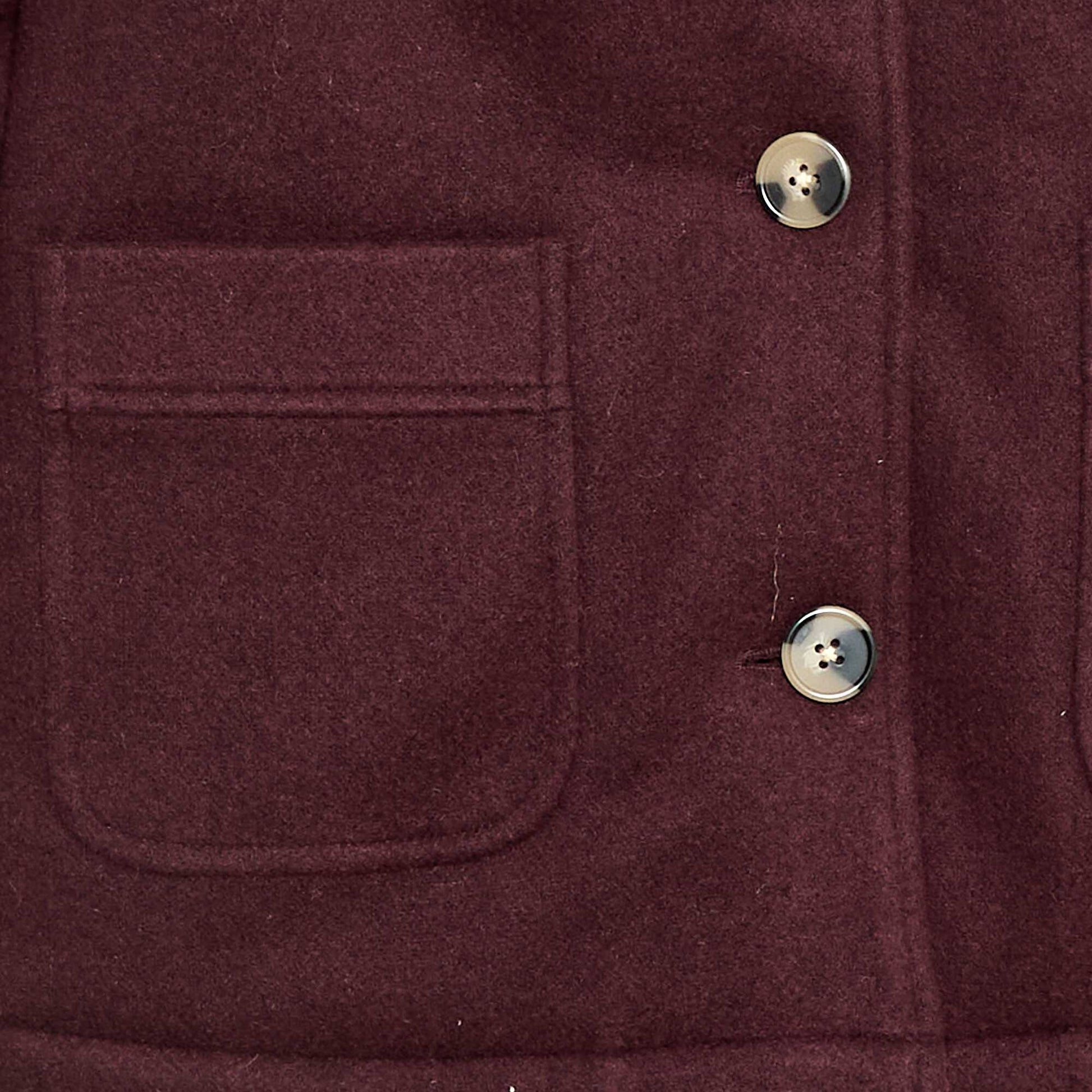 Manteau à capuche façon laine VIOLET