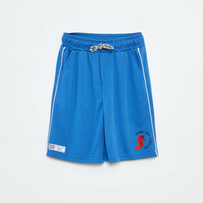Bermuda de sport léger avec poches BLEU