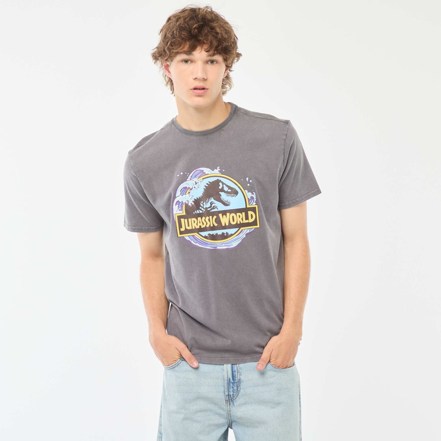 T-shirt 'Jurassic World' manches courtes BLEU
