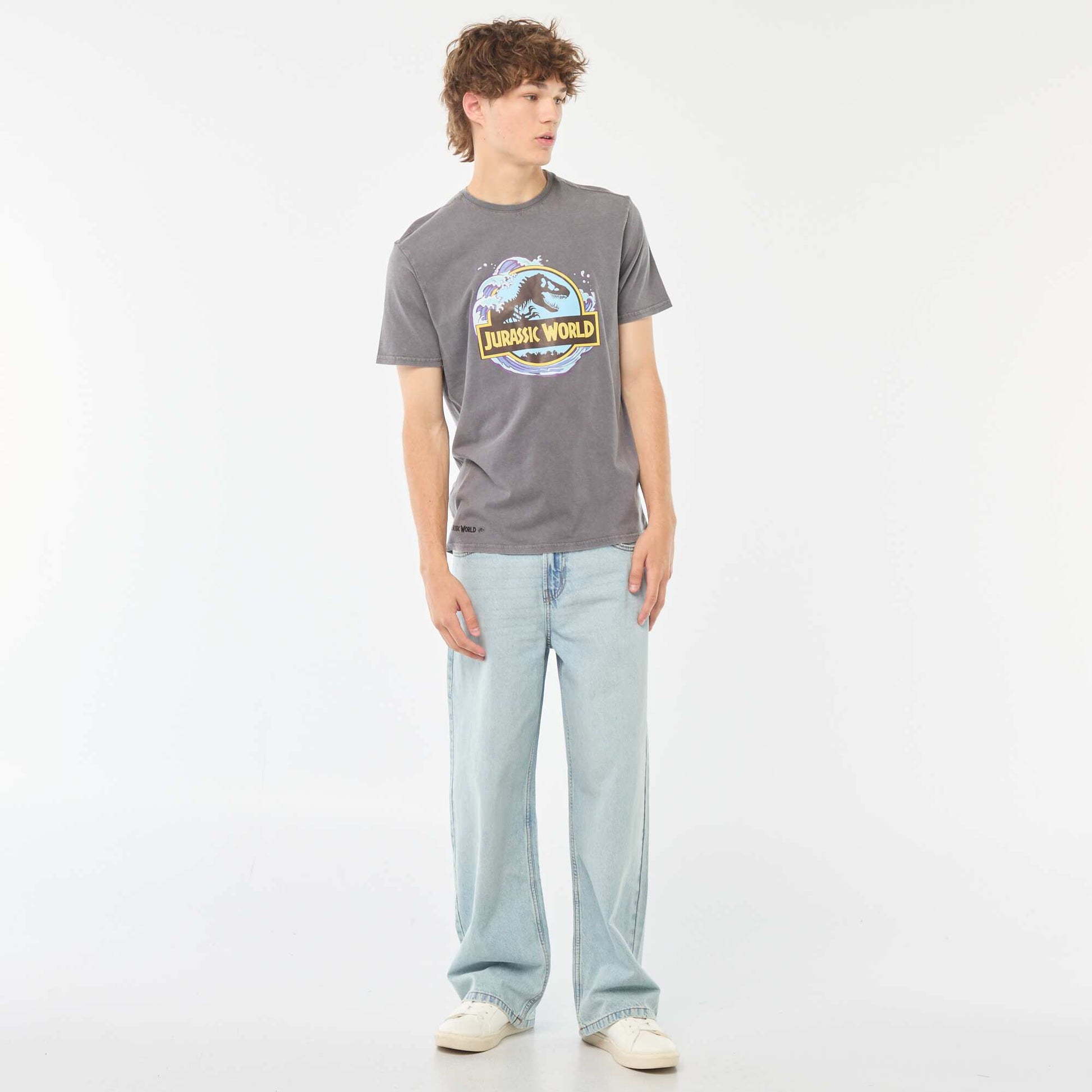 T-shirt 'Jurassic World' manches courtes BLEU