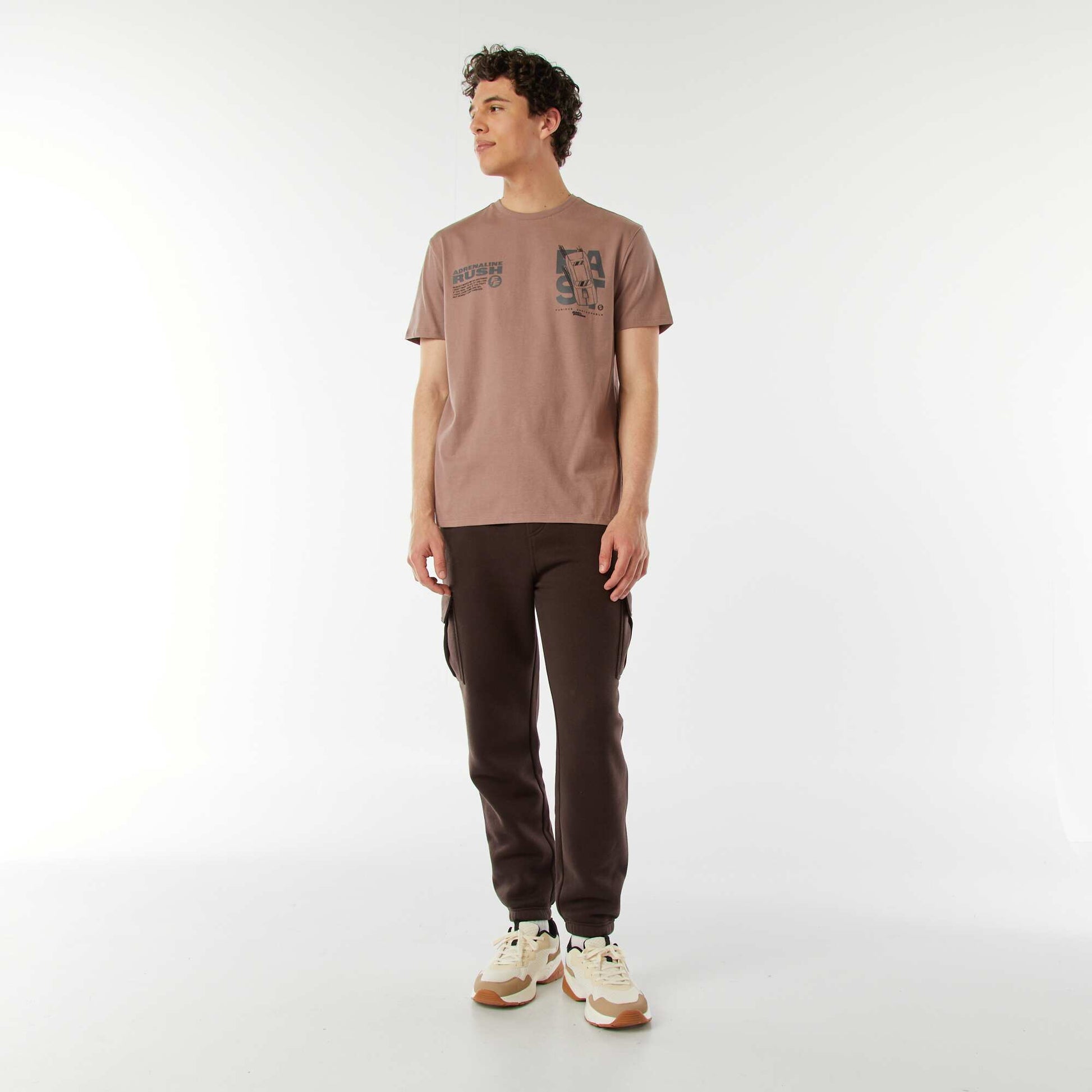 T-shirt 'Fast & Furious' manches courtes ROSE