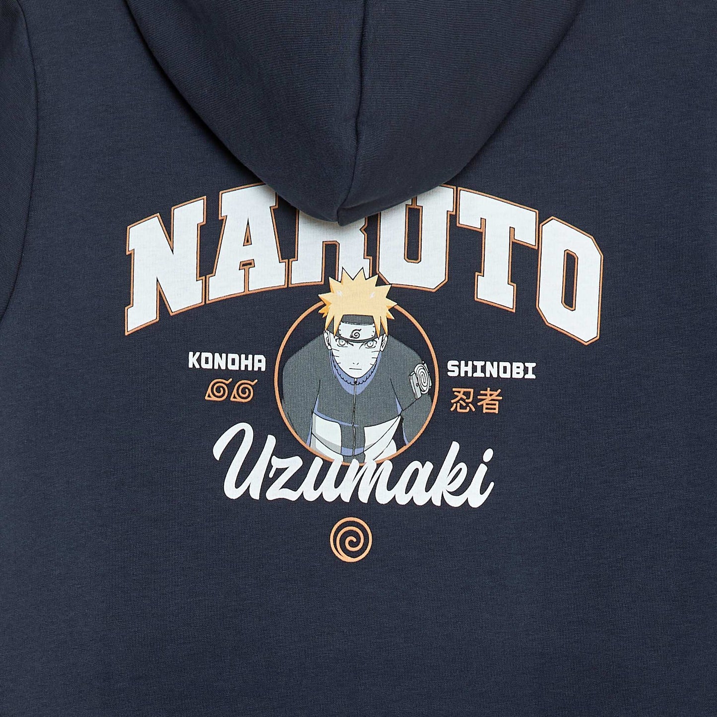 Sweat en molleton 'Naruto' à capuche BLEU