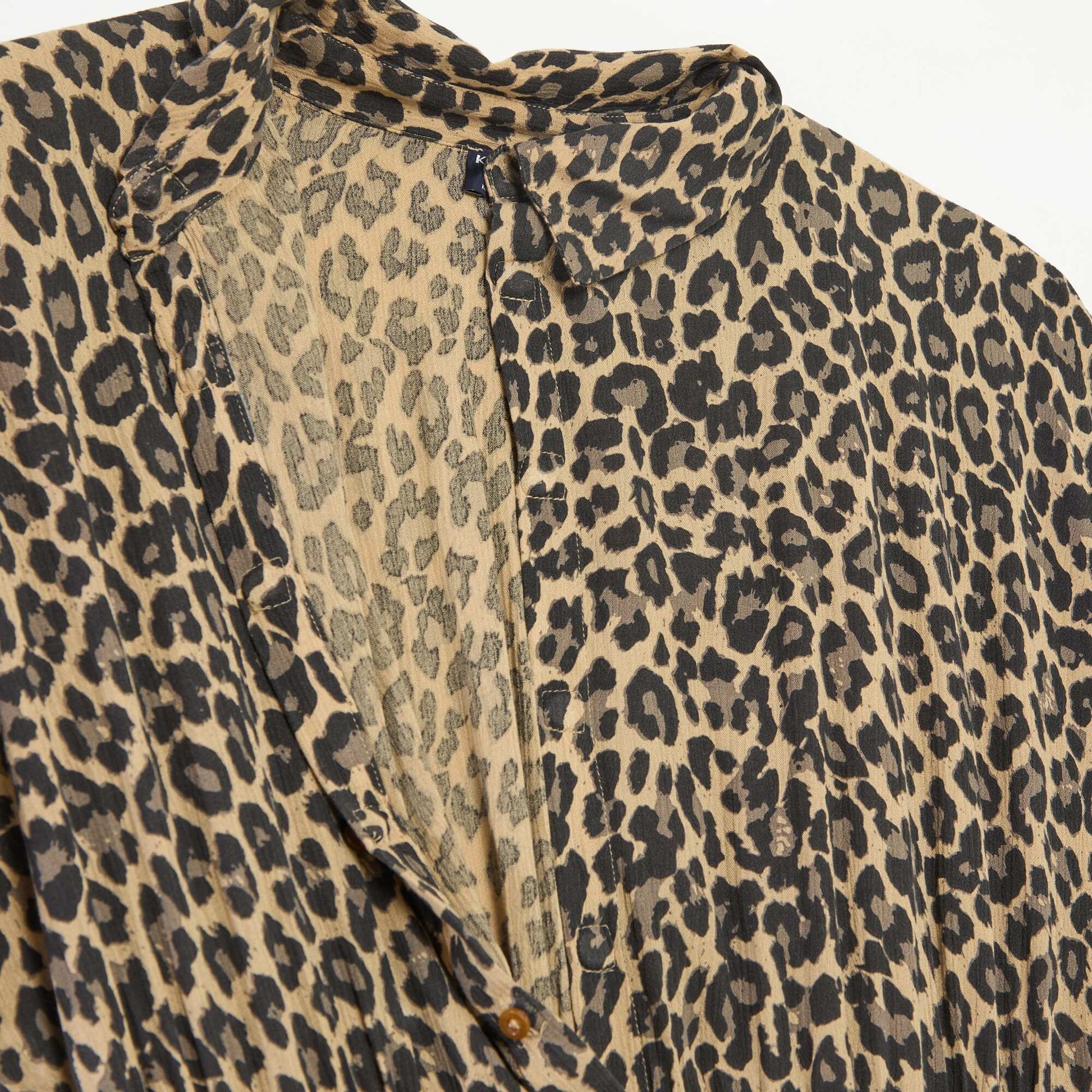 Robe chemise longue léopard - So Easy LéOPARD