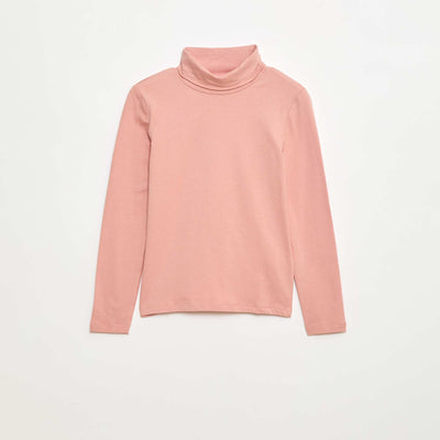 Sous-pull col roulé uni ROSE