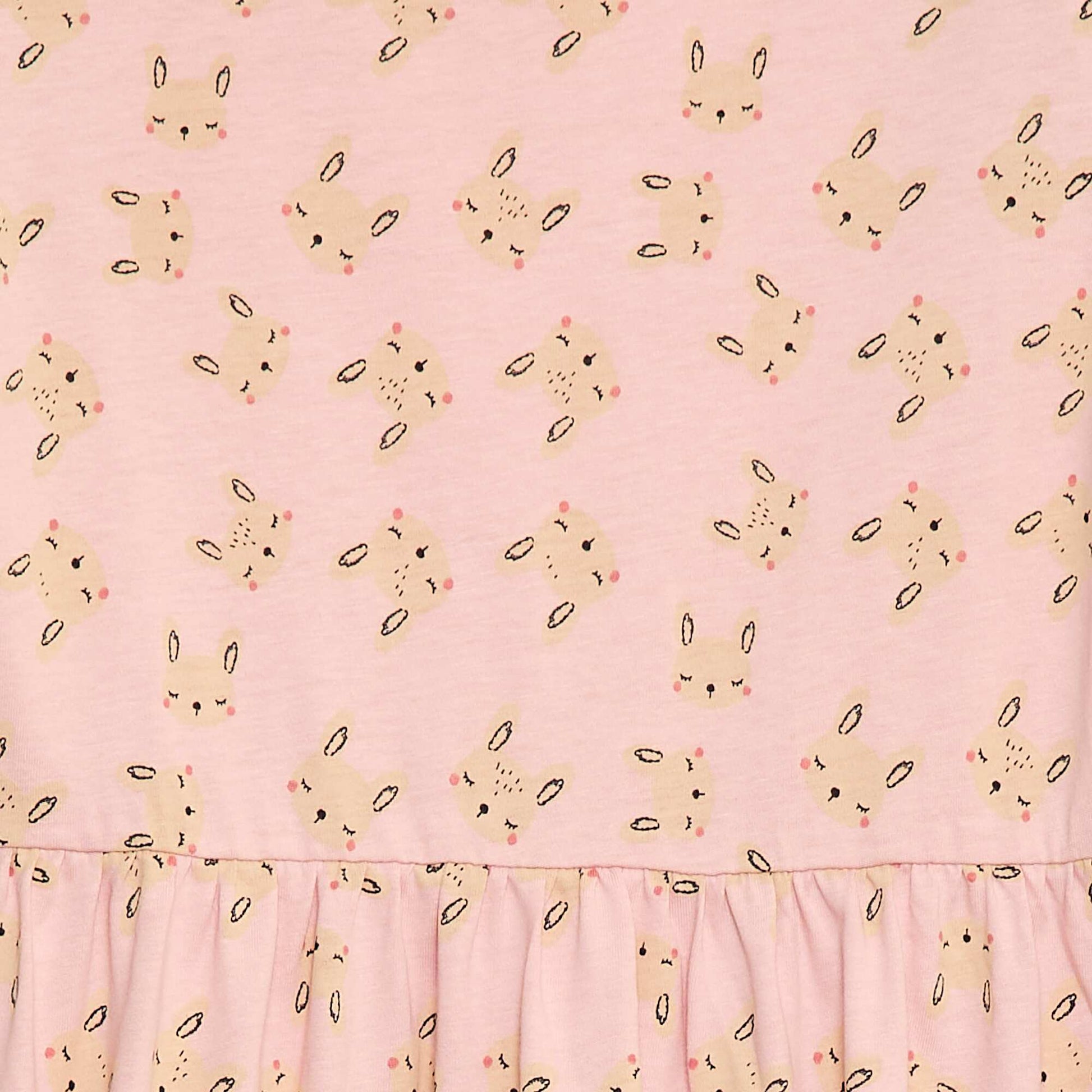 Robe en coton à motif ROSE