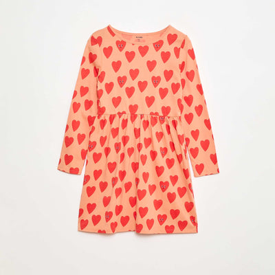 Robe en coton à motif ORANGE