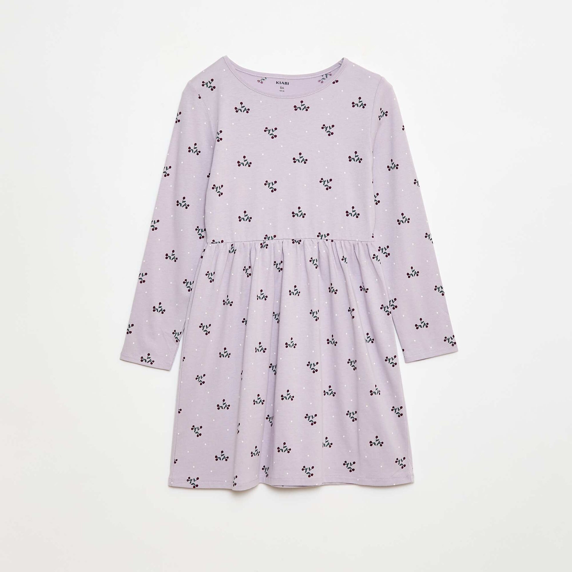 Robe en coton à motif VIOLET