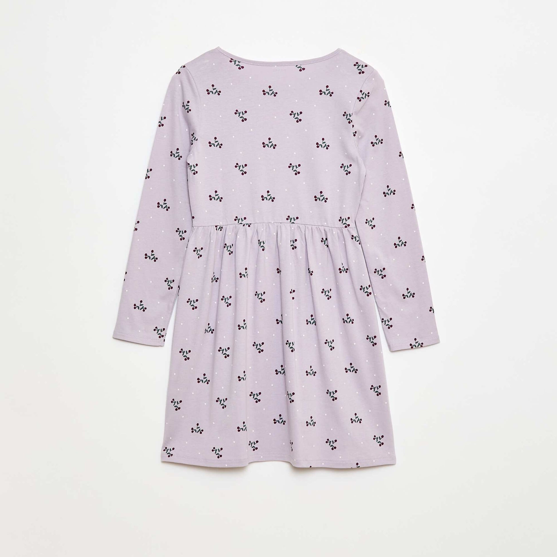 Robe en coton à motif VIOLET