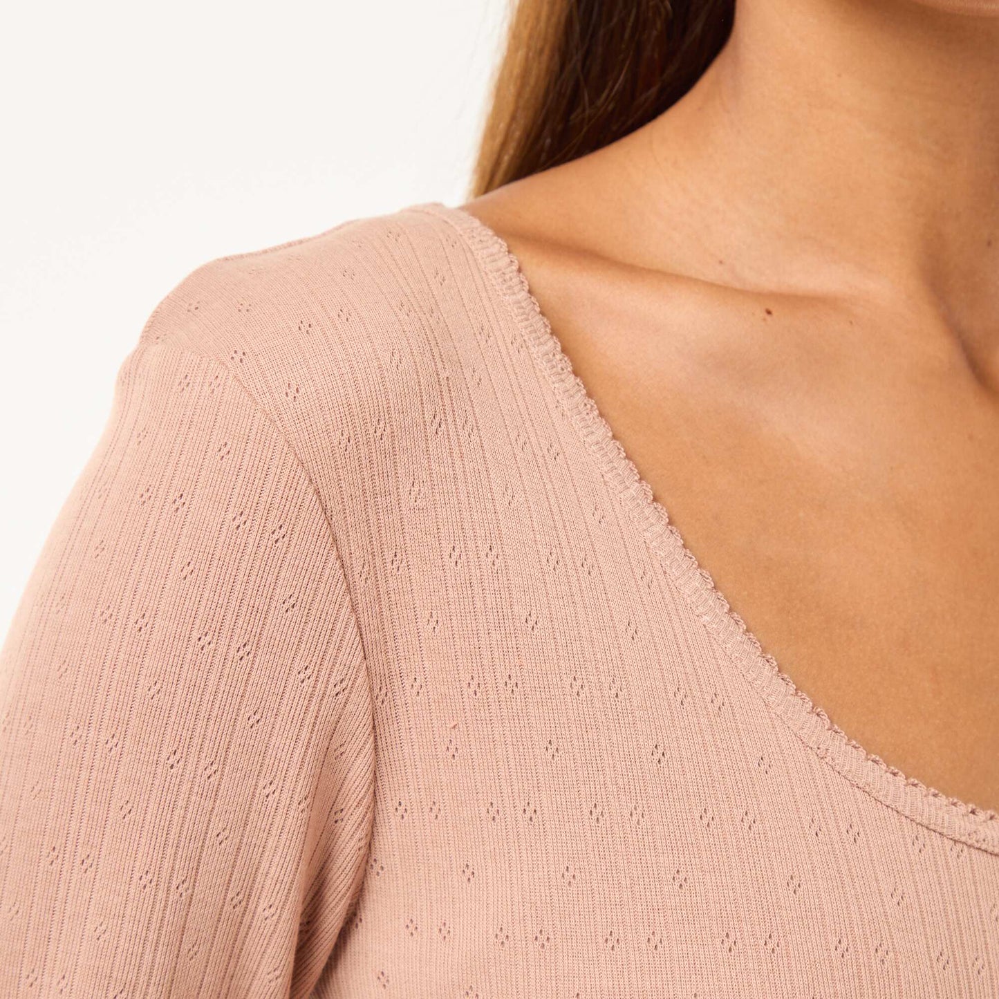 Tee-shirt manches longues thermorégulateur BEIGE