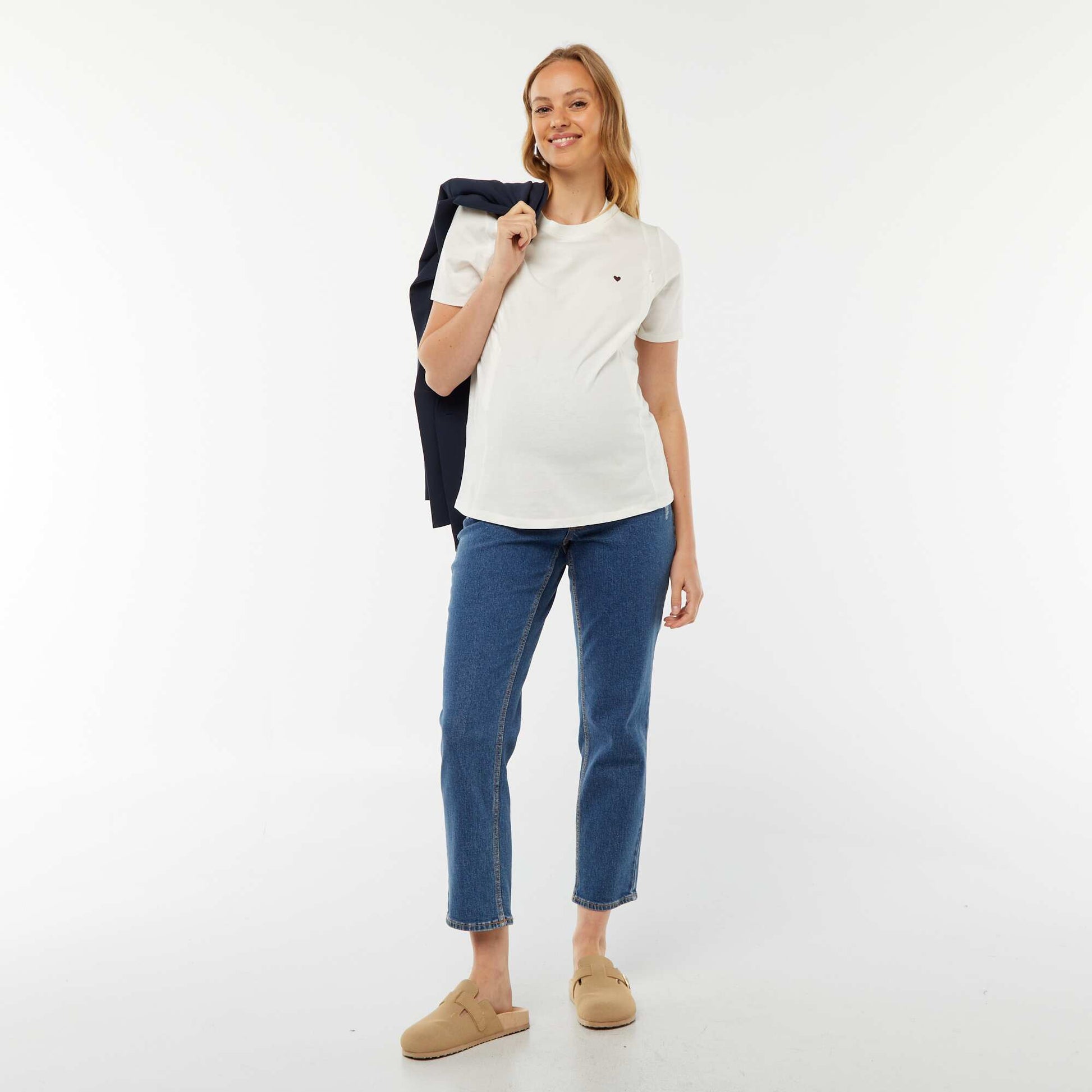 T-shirt d'allaitement BLANC