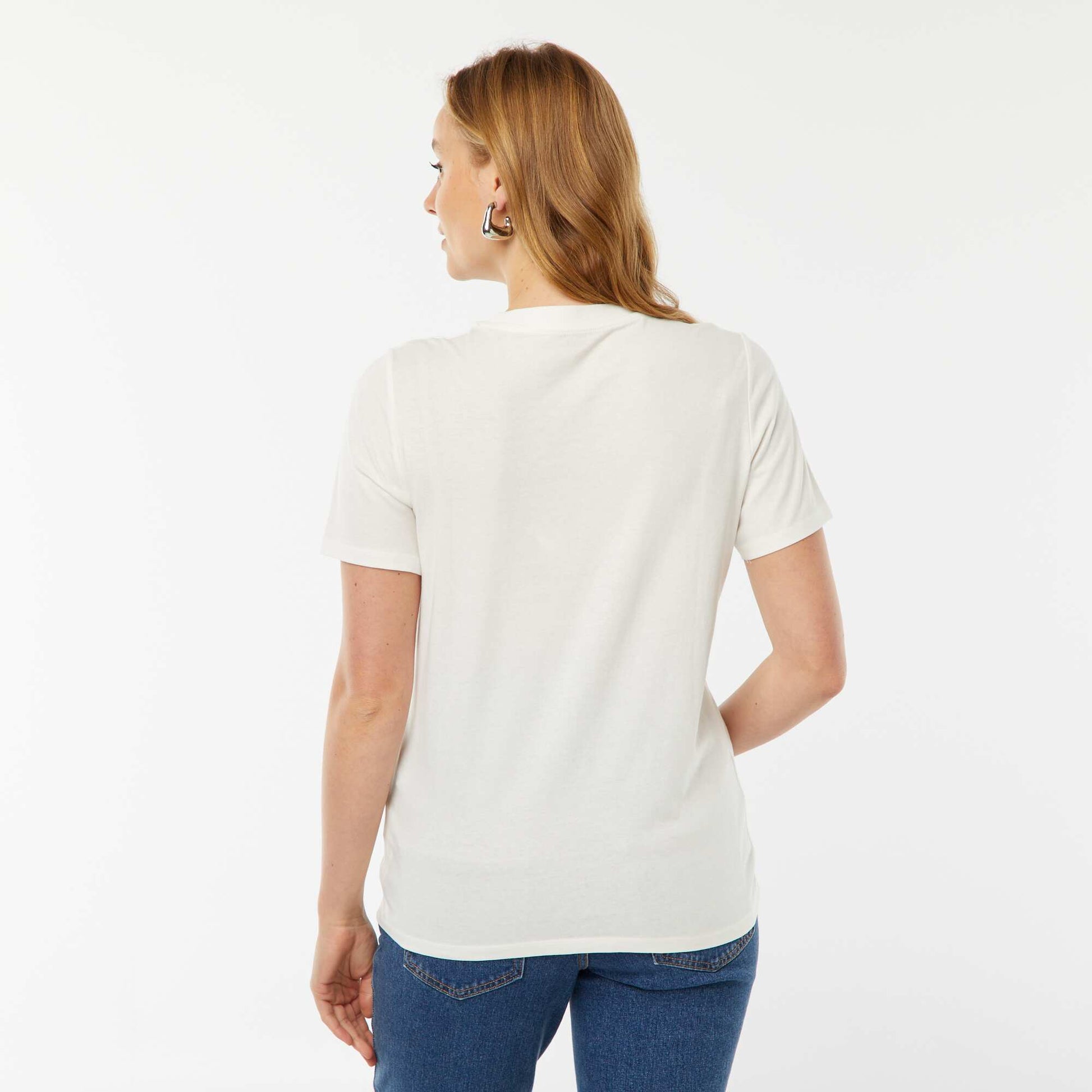 T-shirt d'allaitement BLANC