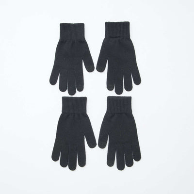 Lot de 2 paires de gants NOIR