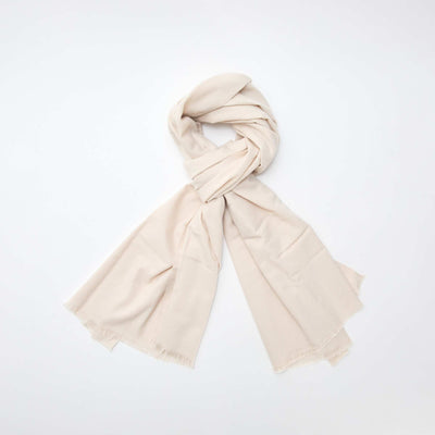 Echarpe en maille chaude et douce BEIGE