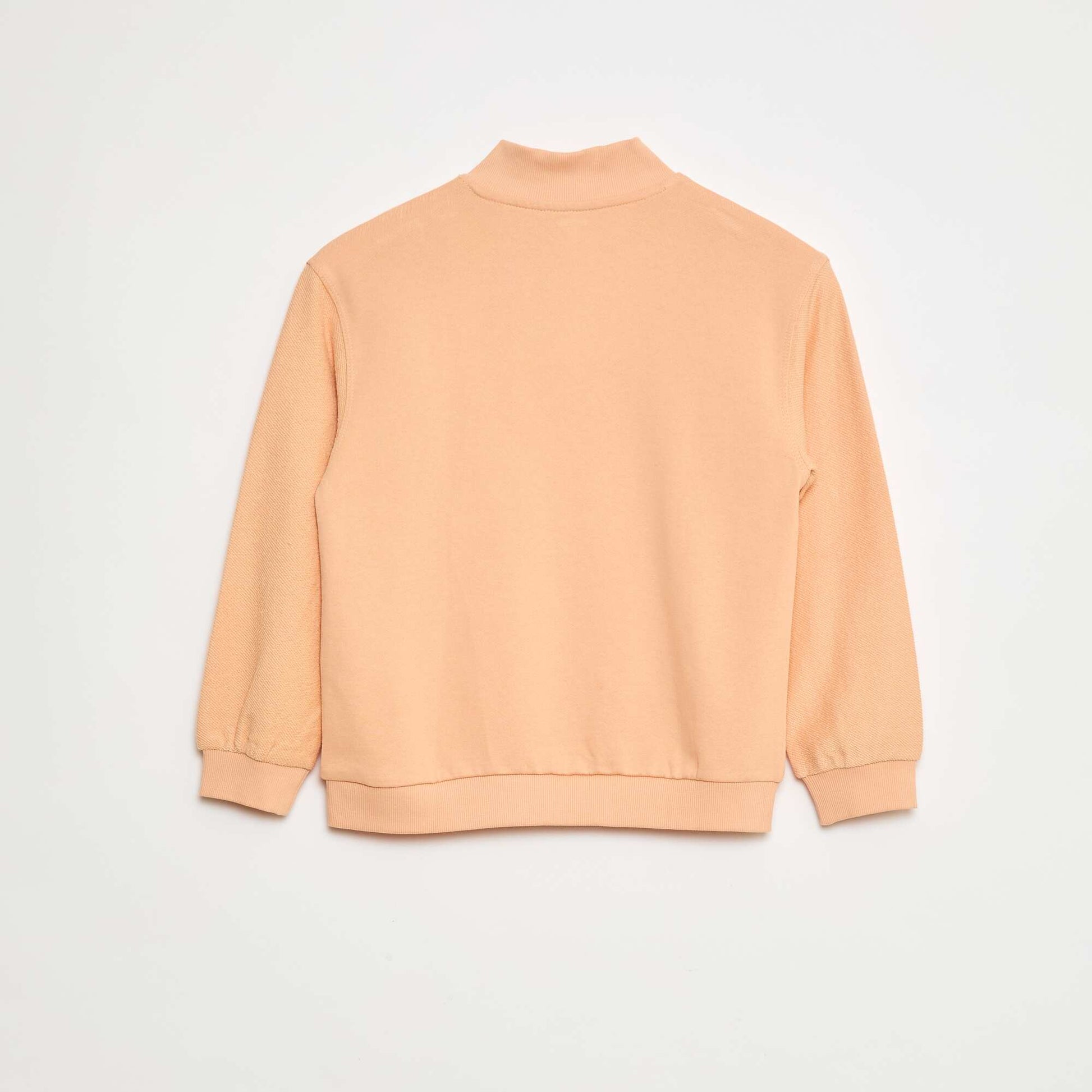 Sweat forme loose col camionneur ORANGE