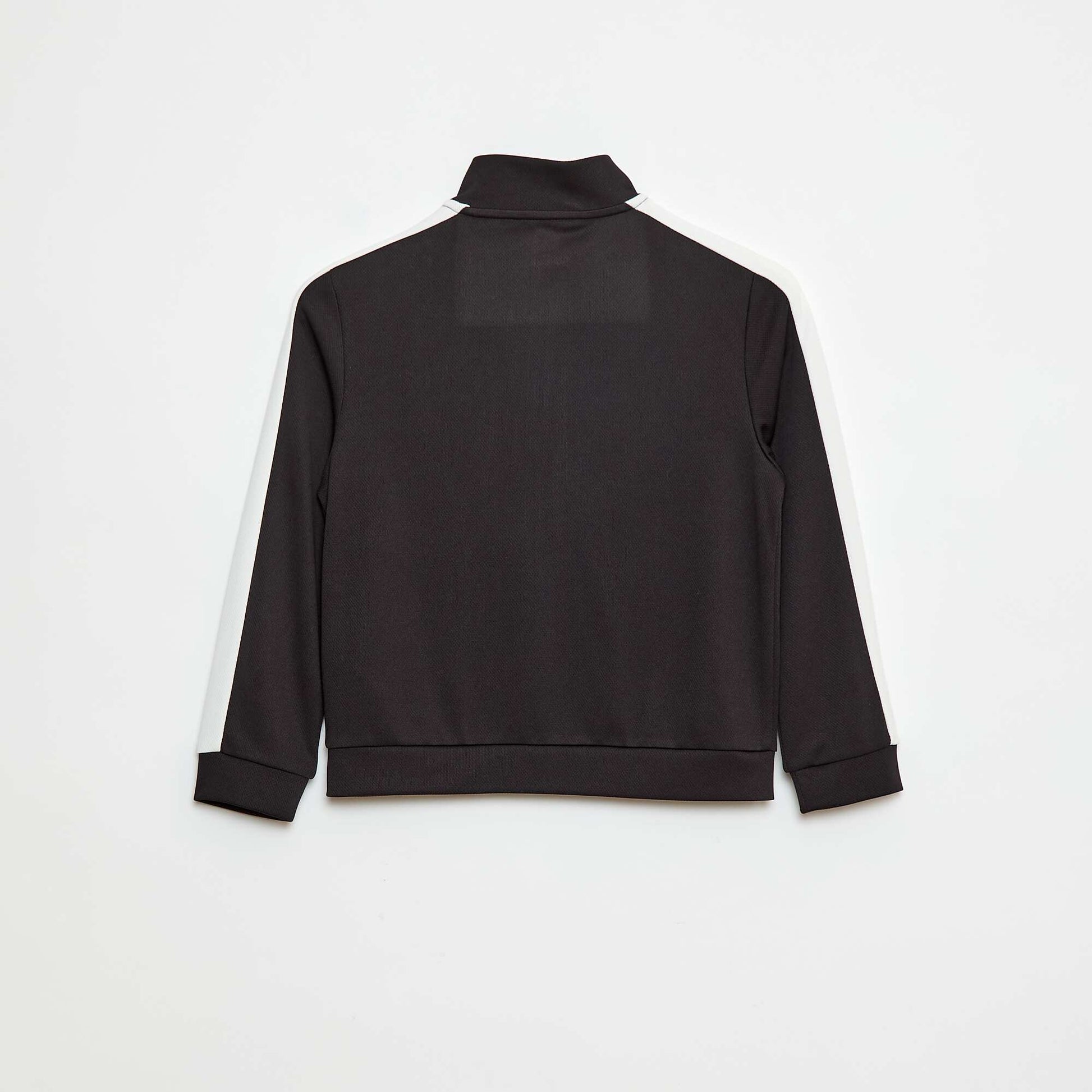 Sweat zippé col montant NOIR