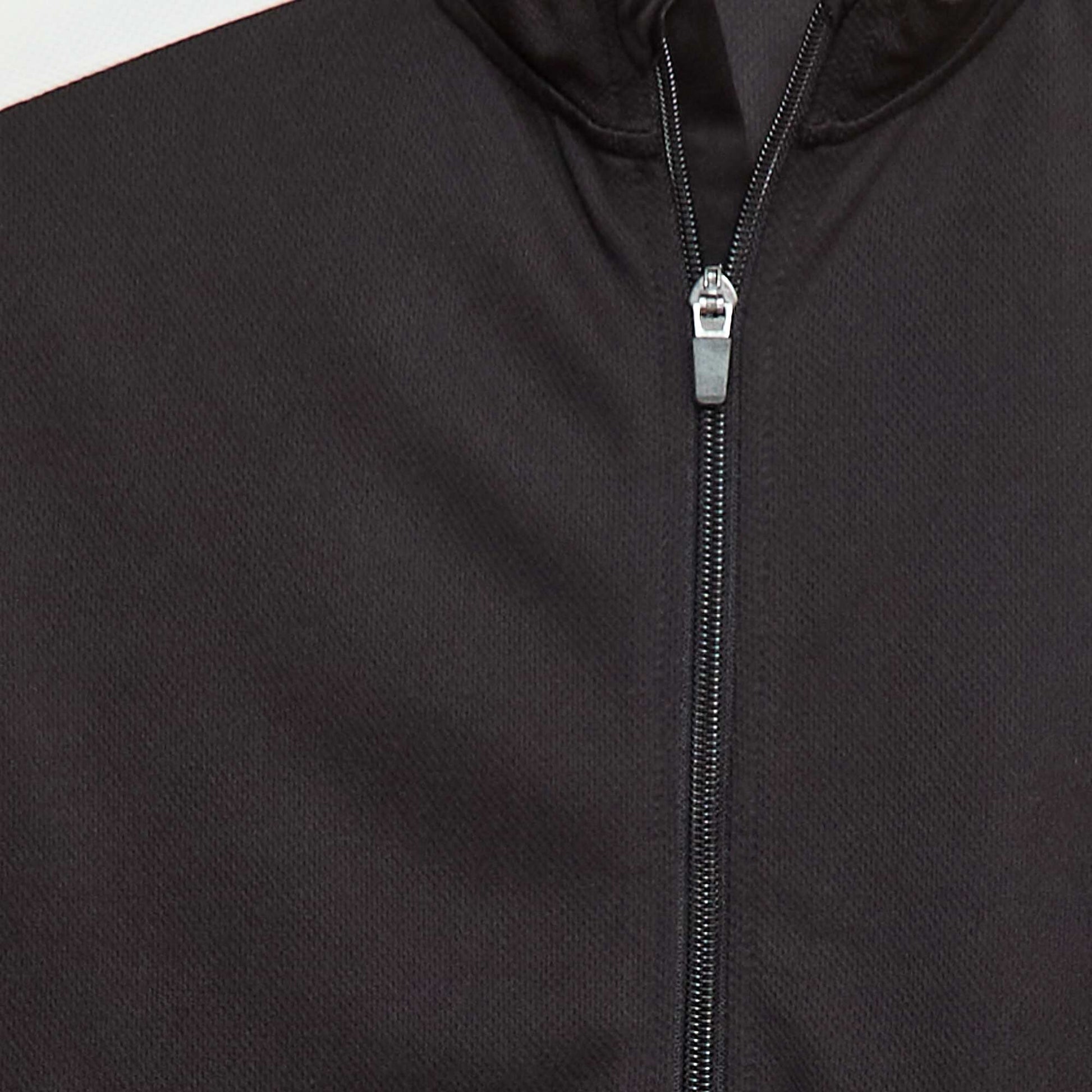 Sweat zippé col montant NOIR